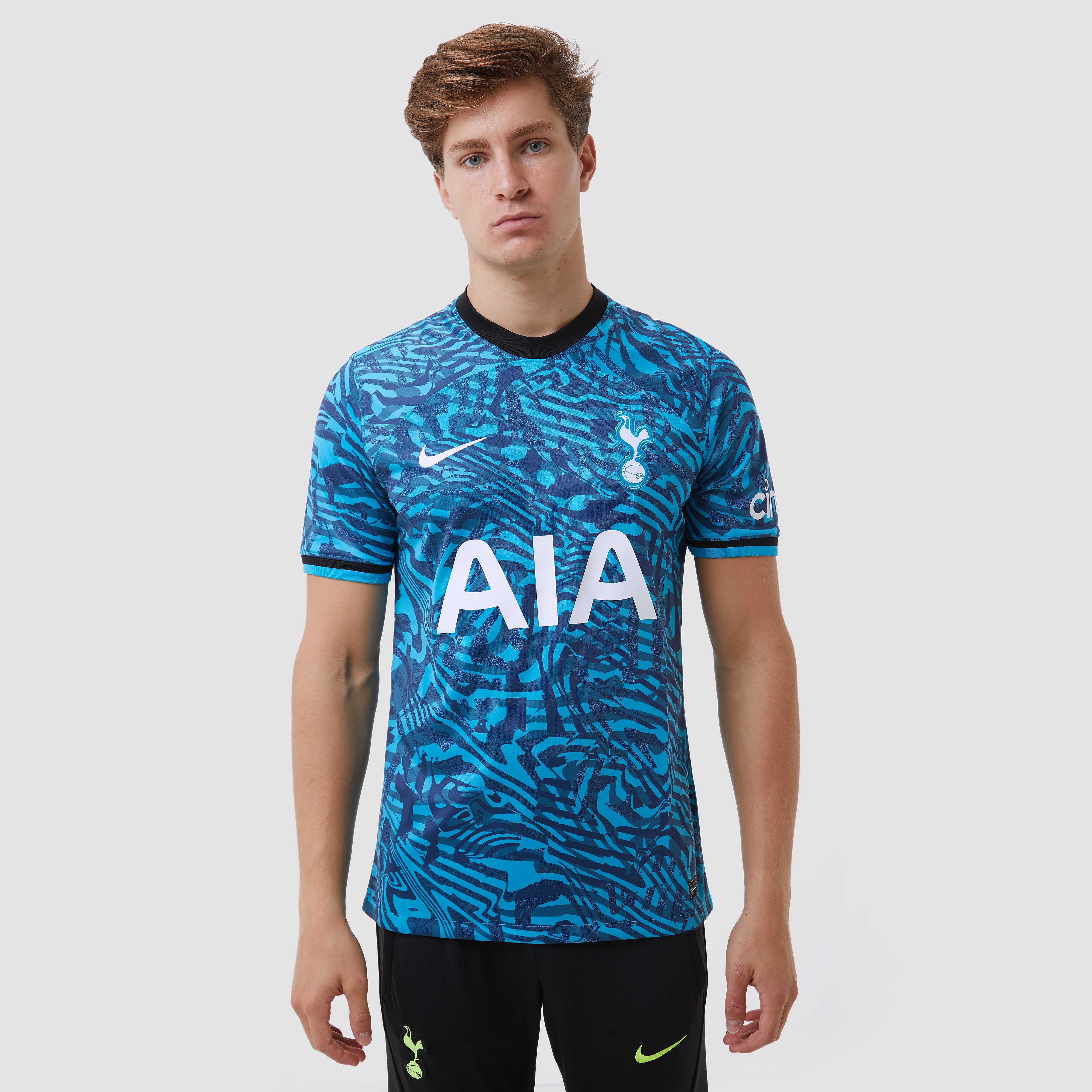 Nike Nike tottenham hotspur fc dri-fit stadium third shirt turquoise/groen heren heren