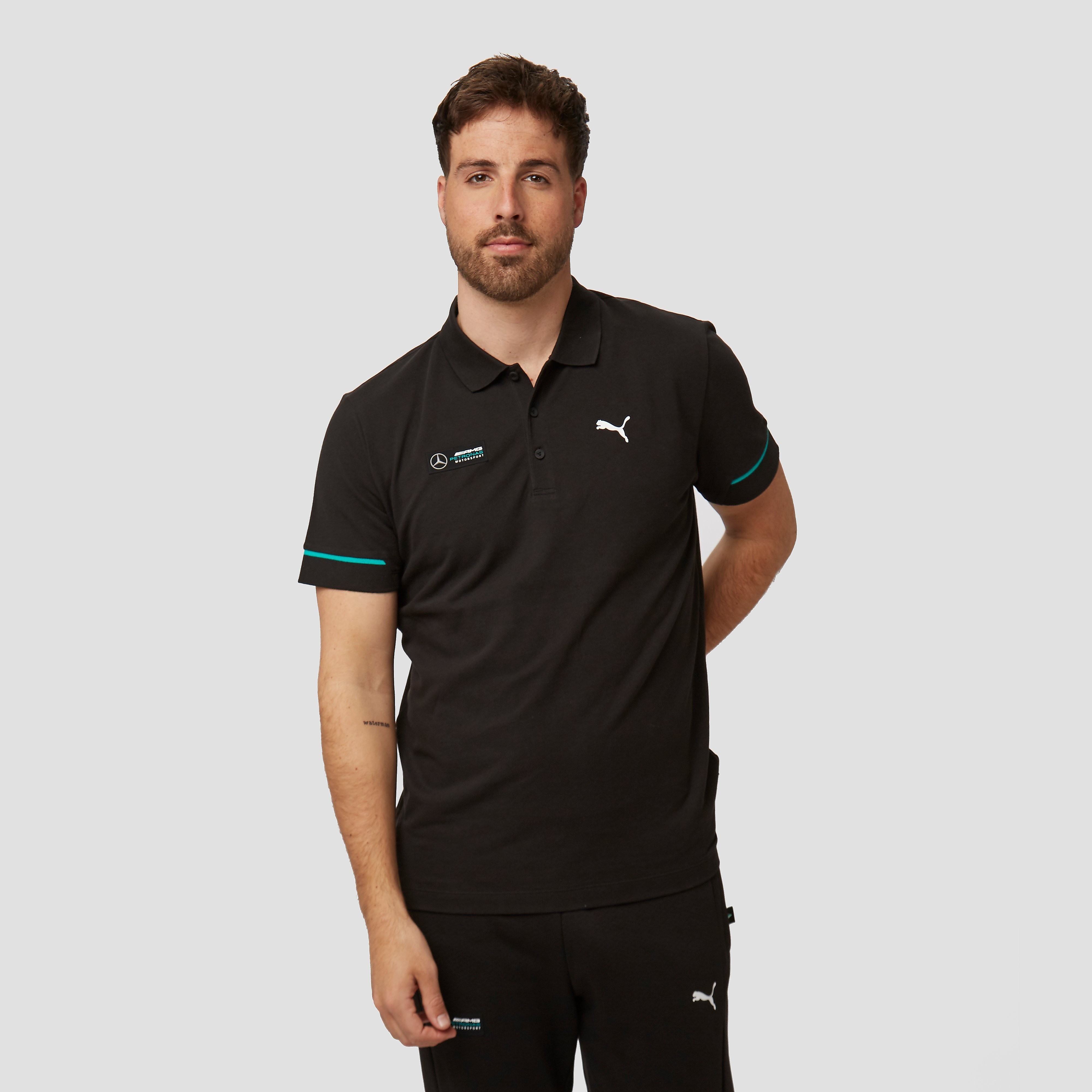 PUMA Mercedes amg petronas motorsport polo zwart heren Heren