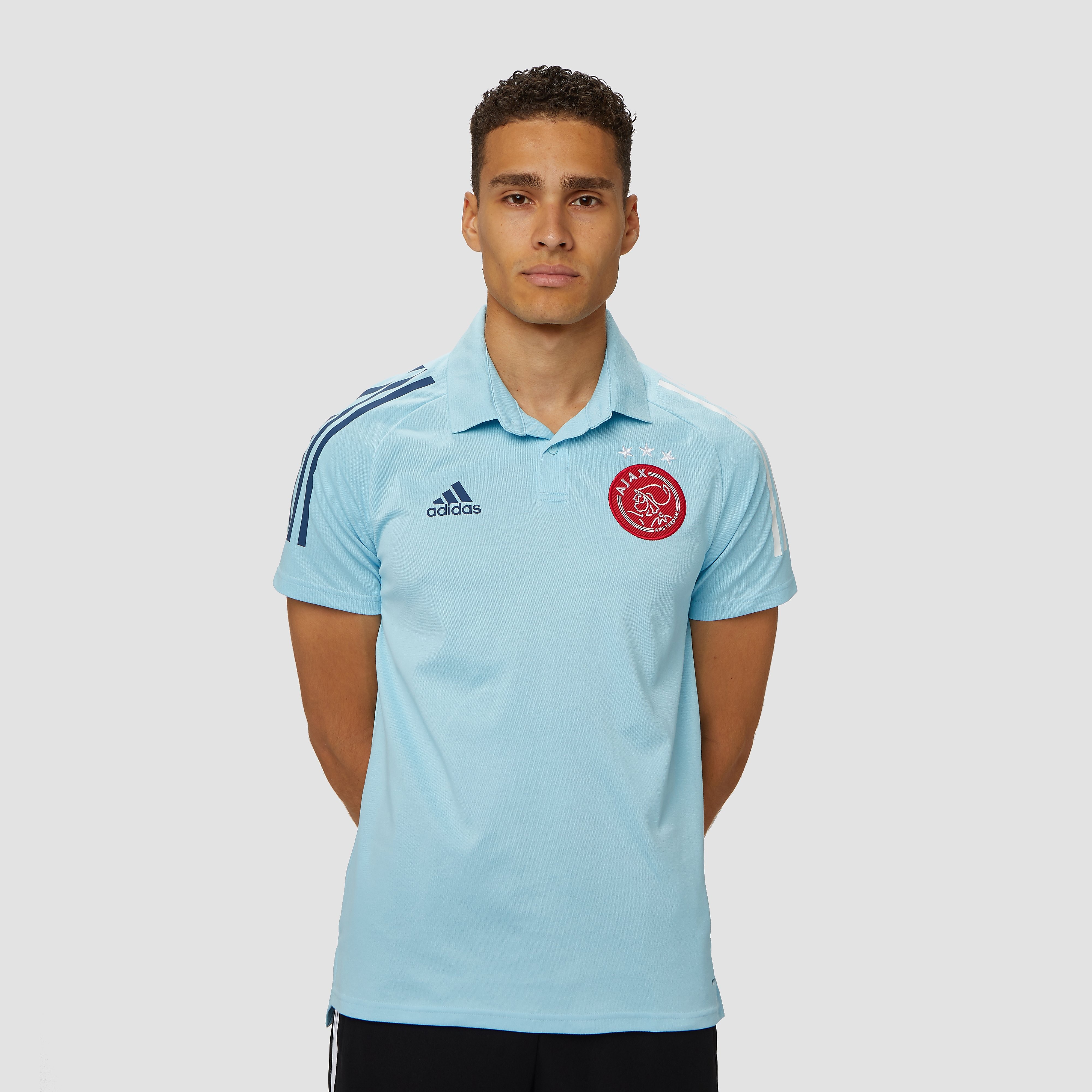 adidas Afc ajax training polo 20/21 blauw heren Heren