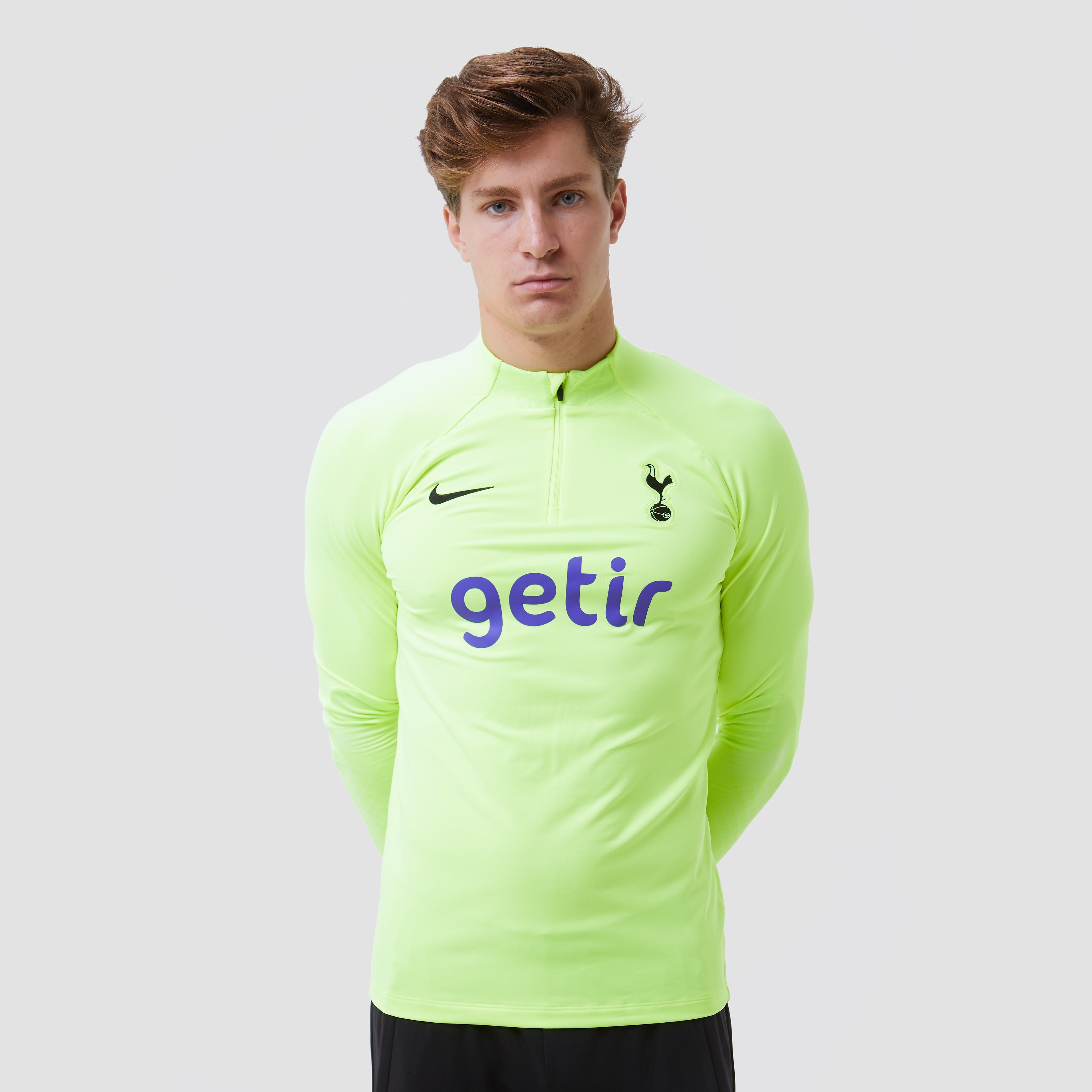 Nike tottenham hotspur fc dri fit strike drill trainingstop 22/23 geel heren online kopen