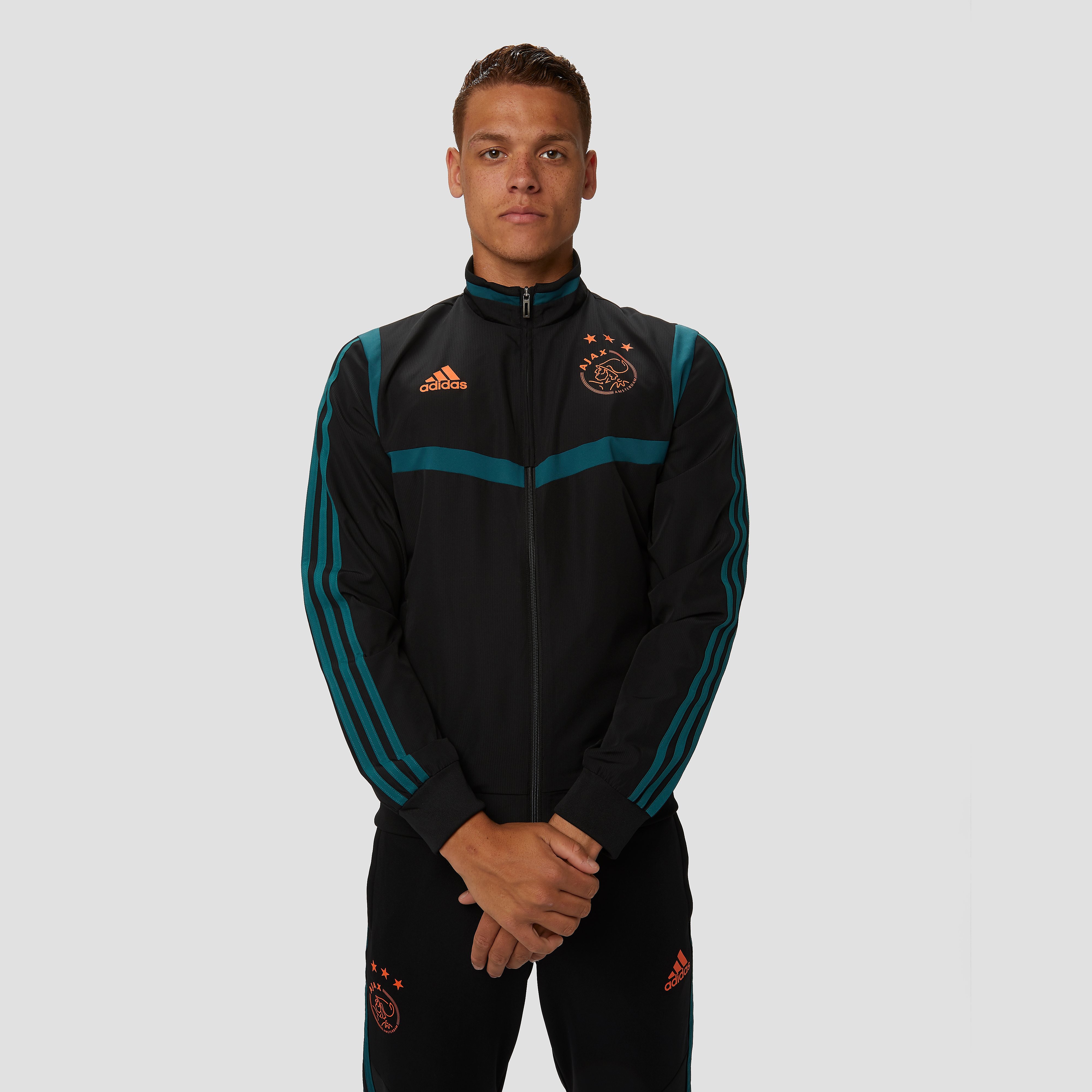 adidas Afc ajax presentatiejas 19/20 zwart/groen heren Heren