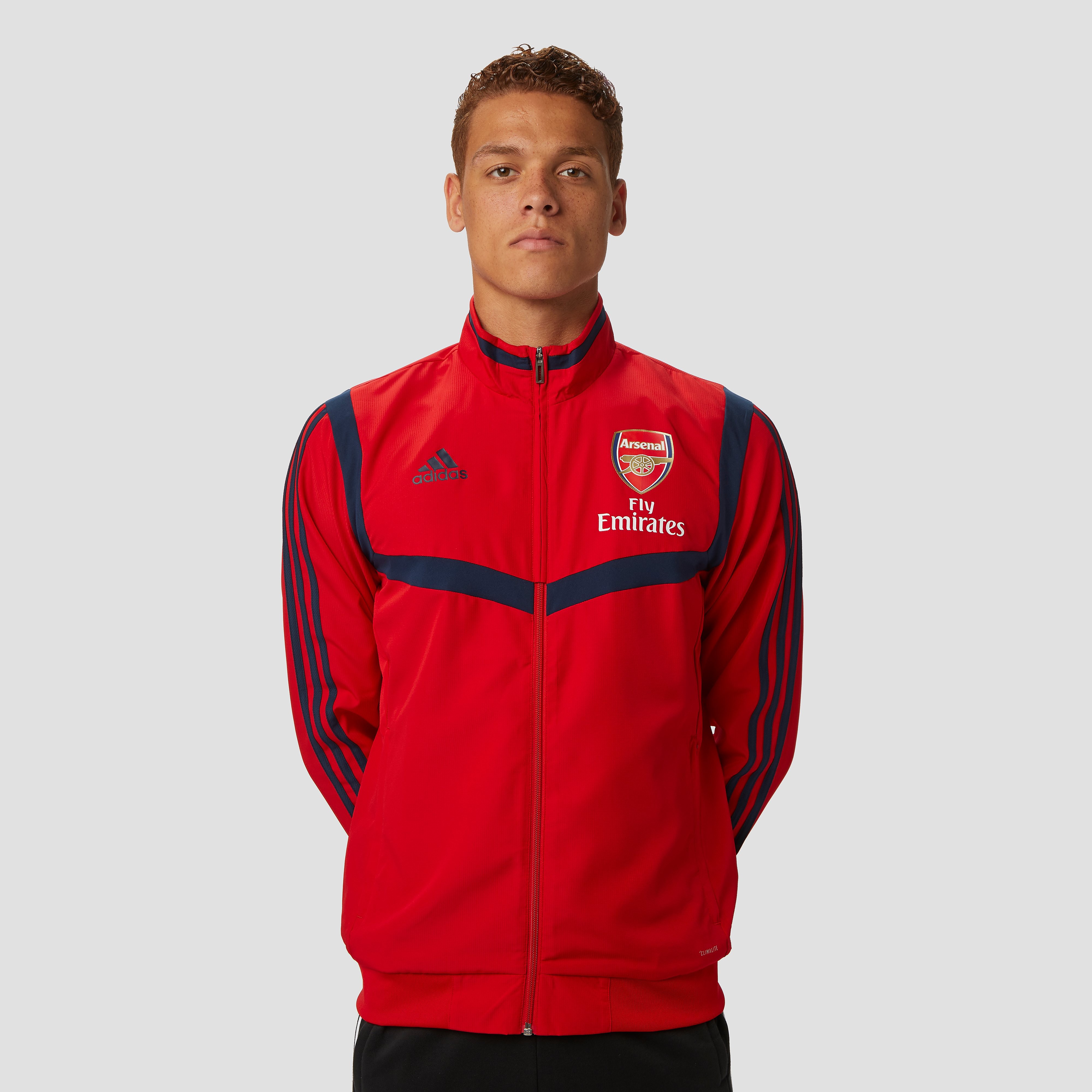 adidas Arsenal fc presentatiejas 19/20 rood/blauw heren Heren