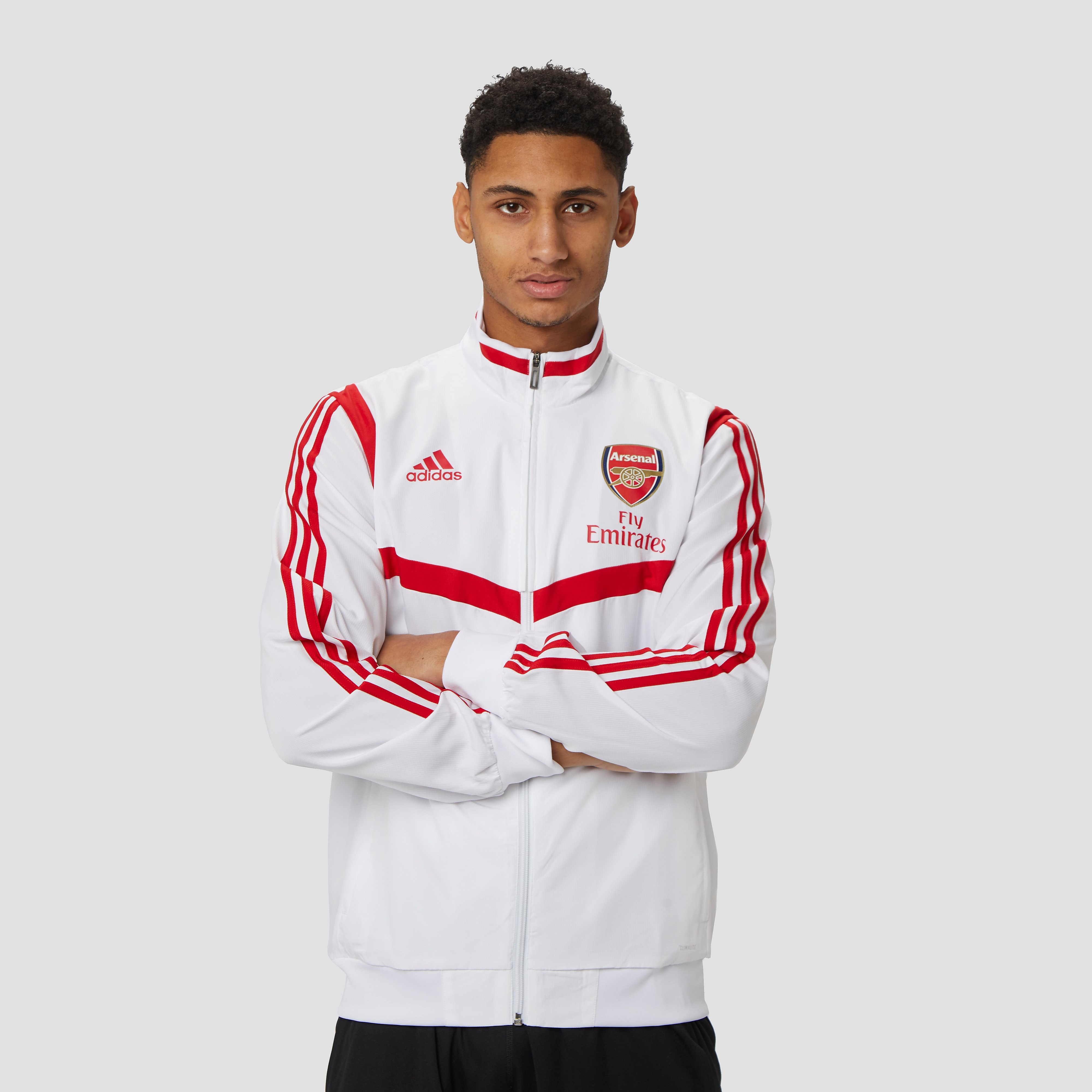 adidas Arsenal fc presentatiejas 19/20 wit/rood heren Heren