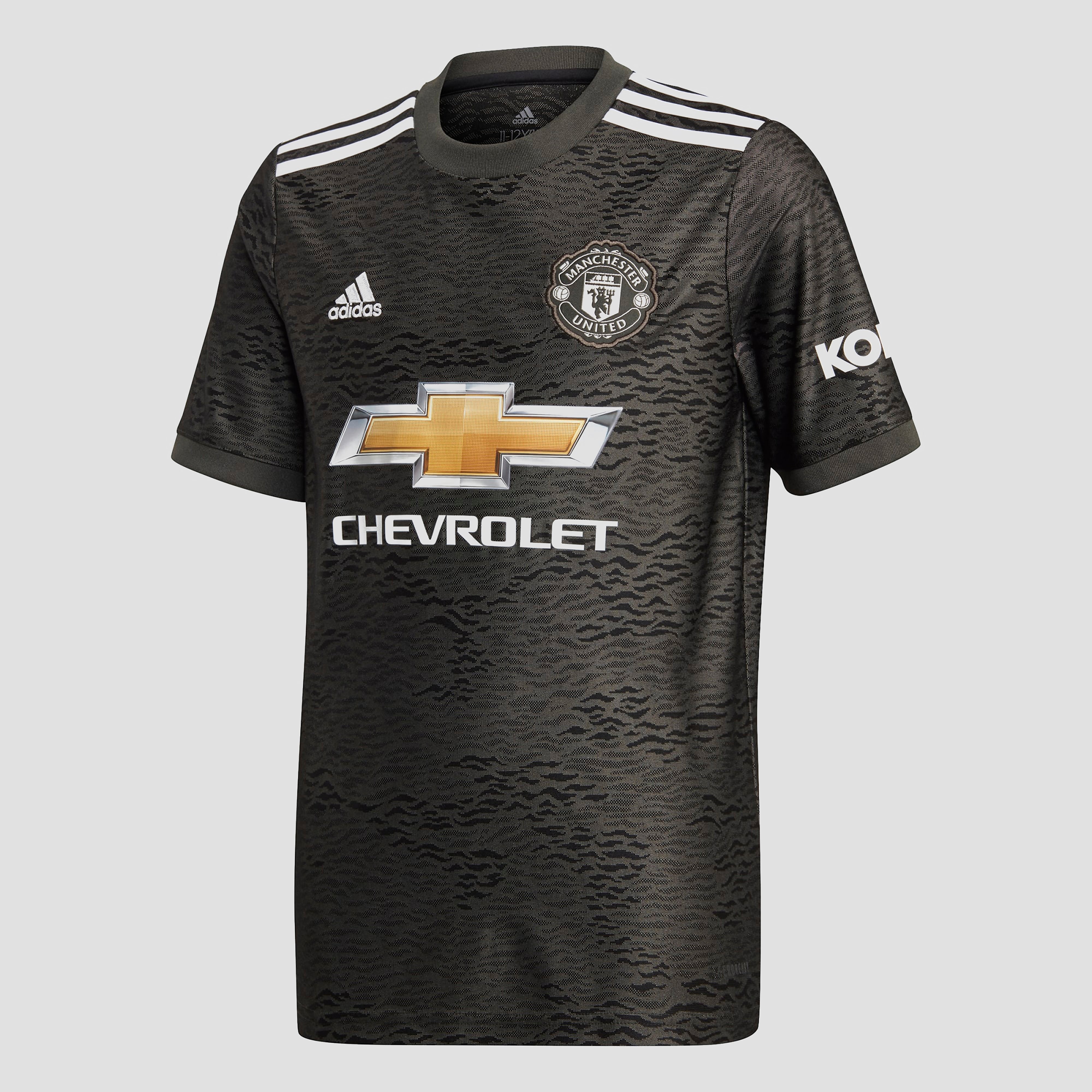 adidas Manchester united fc uitshirt 20/21 groen kinderen Kinderen