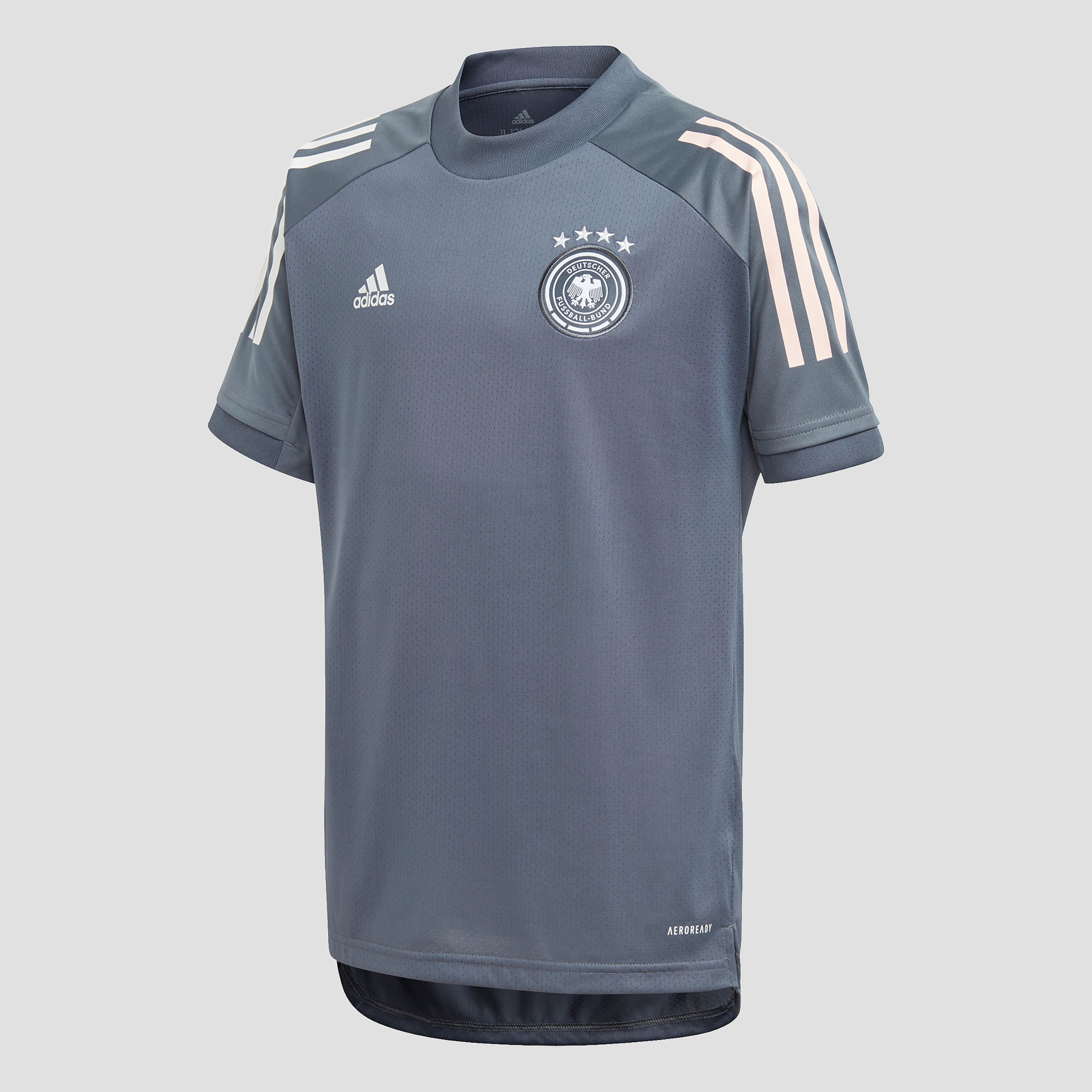 adidas Uefa euro 2020 dfb duitsland trainingsshirt 20/22 grijs kinderen Kinderen