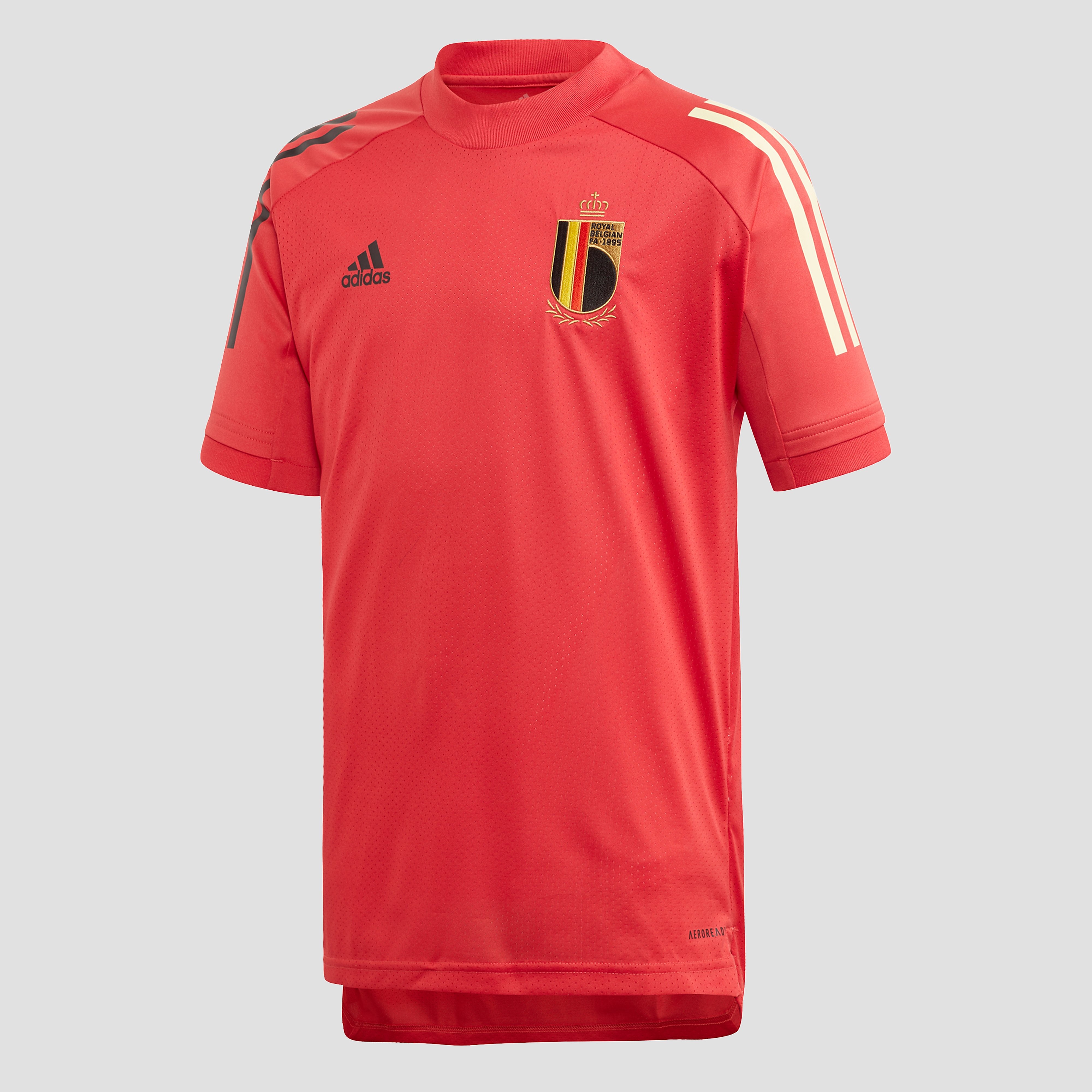 adidas Uefa euro 2020 rbfa belgie trainingsshirt 20/22 rood kinderen Kinderen