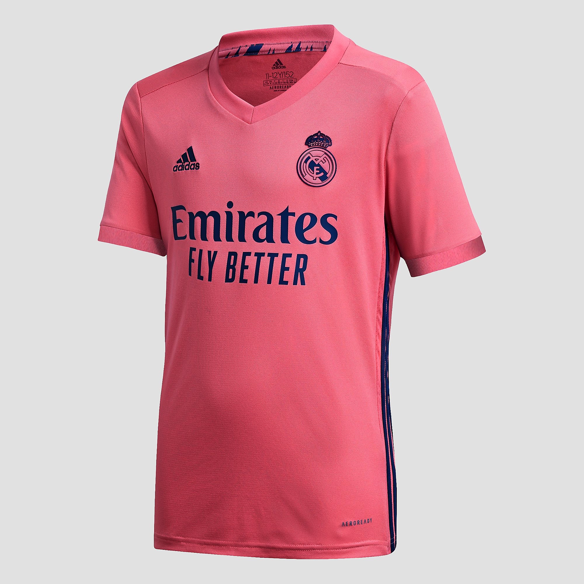 adidas Real madrid uitshirt 20/21 roze kinderen Kinderen