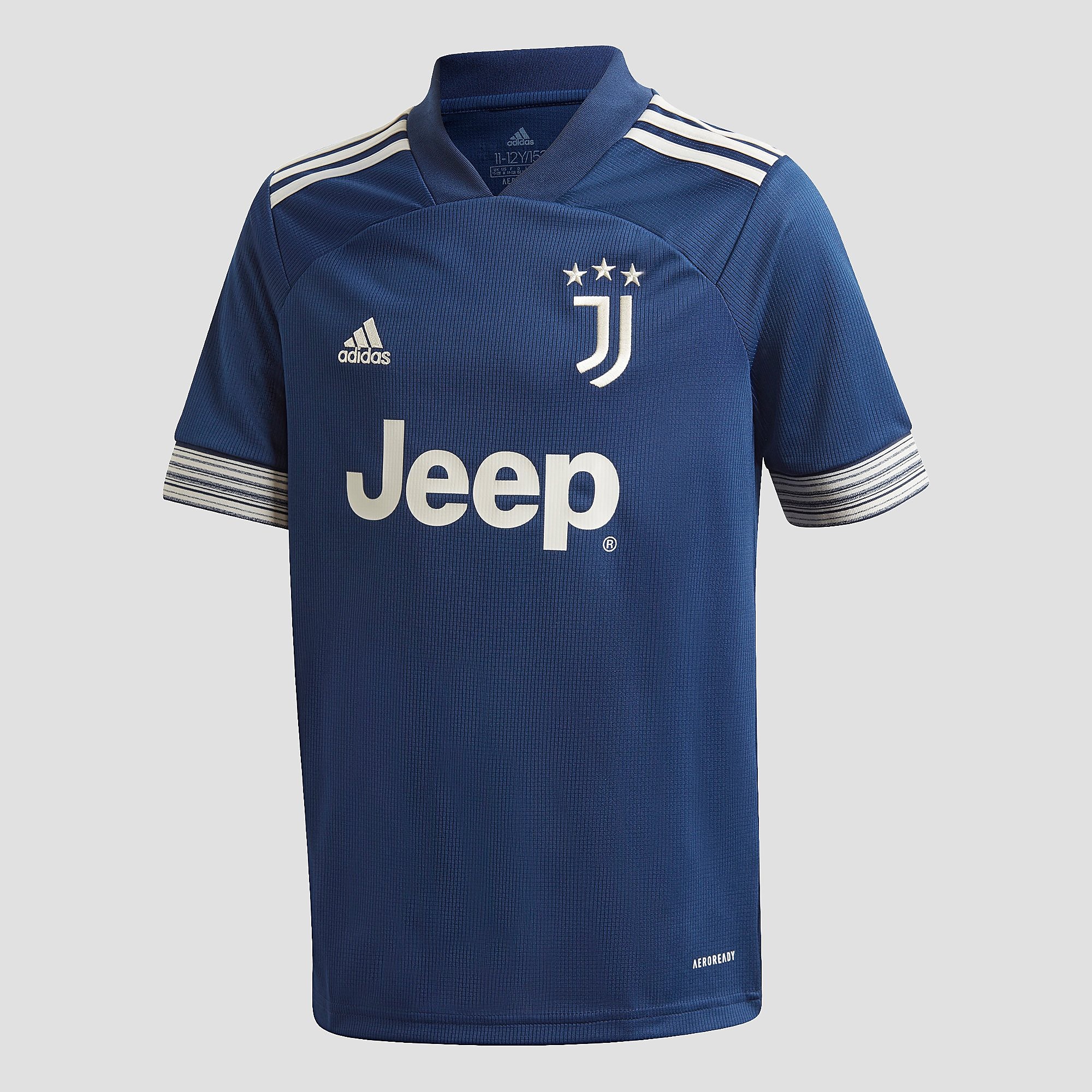 adidas Juventus fc uitshirt 20/21 blauw kinderen Kinderen
