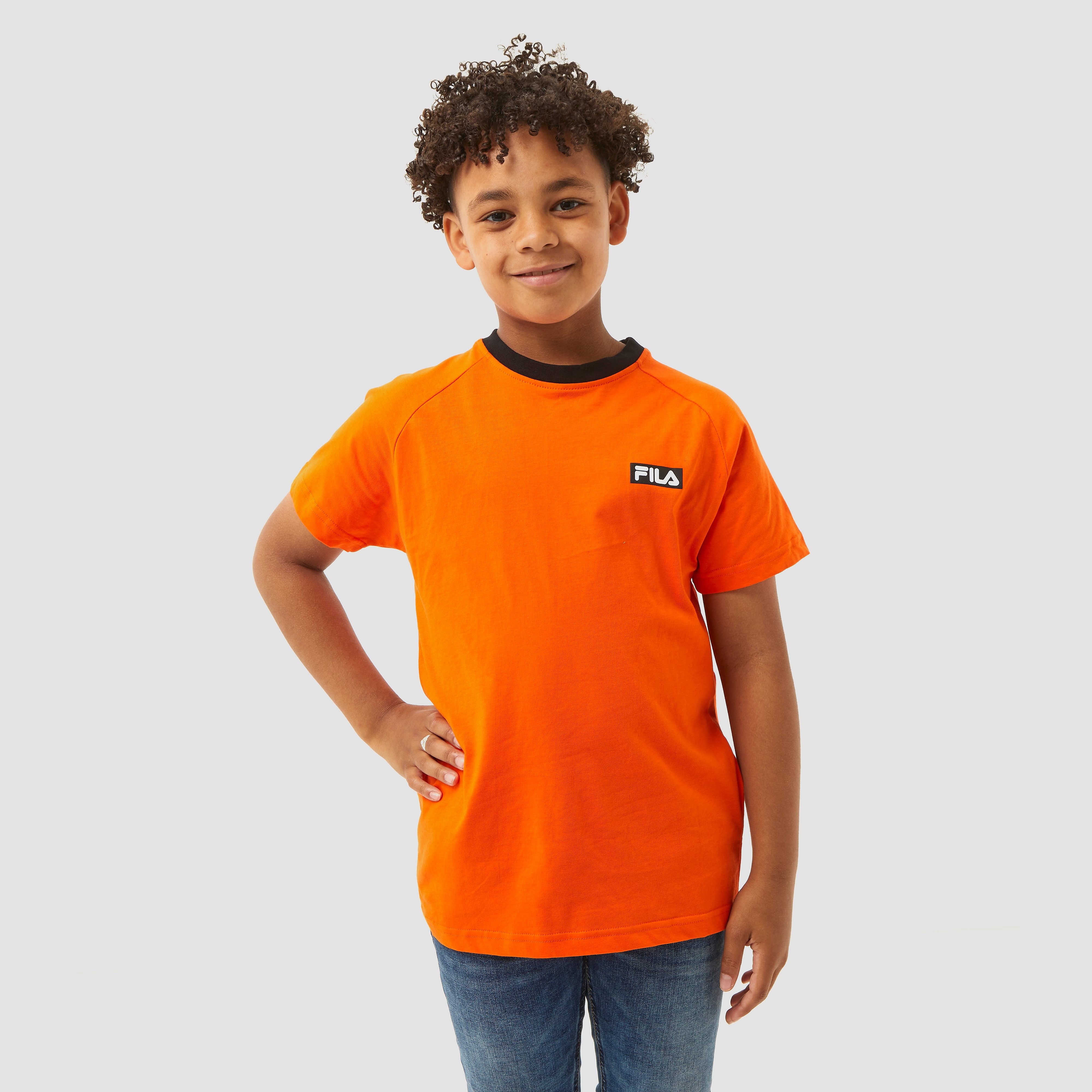 Fila Nederland Fanshirt Oranje Kinderen - Maat 128
