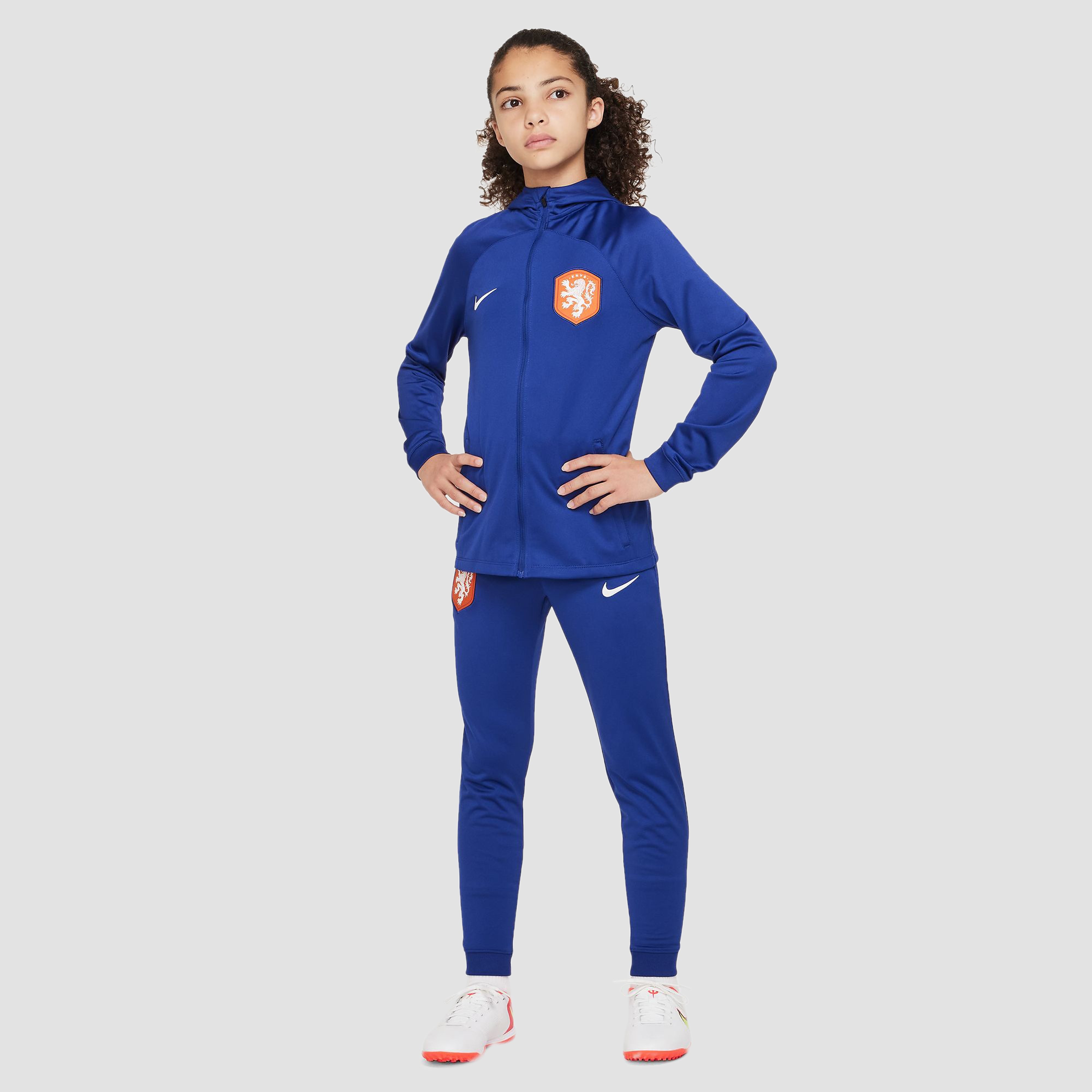 Nike Nike knvb nederland dri-fit strike trainingspak 22/23 blauw kinderen kinderen