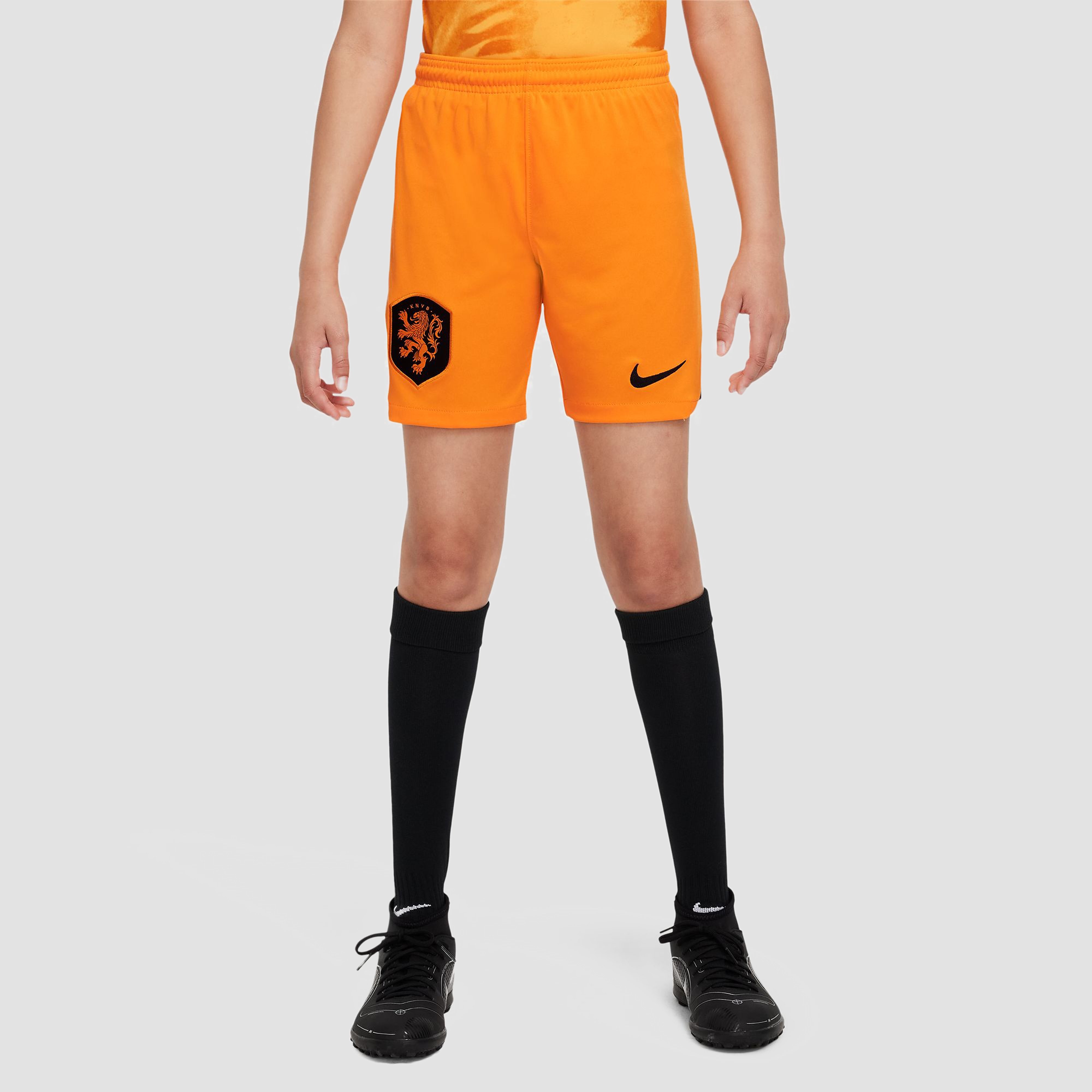 Nike Nike knvb nederland dri-fit stadium thuisshort 22/23 oranje kinderen kinderen