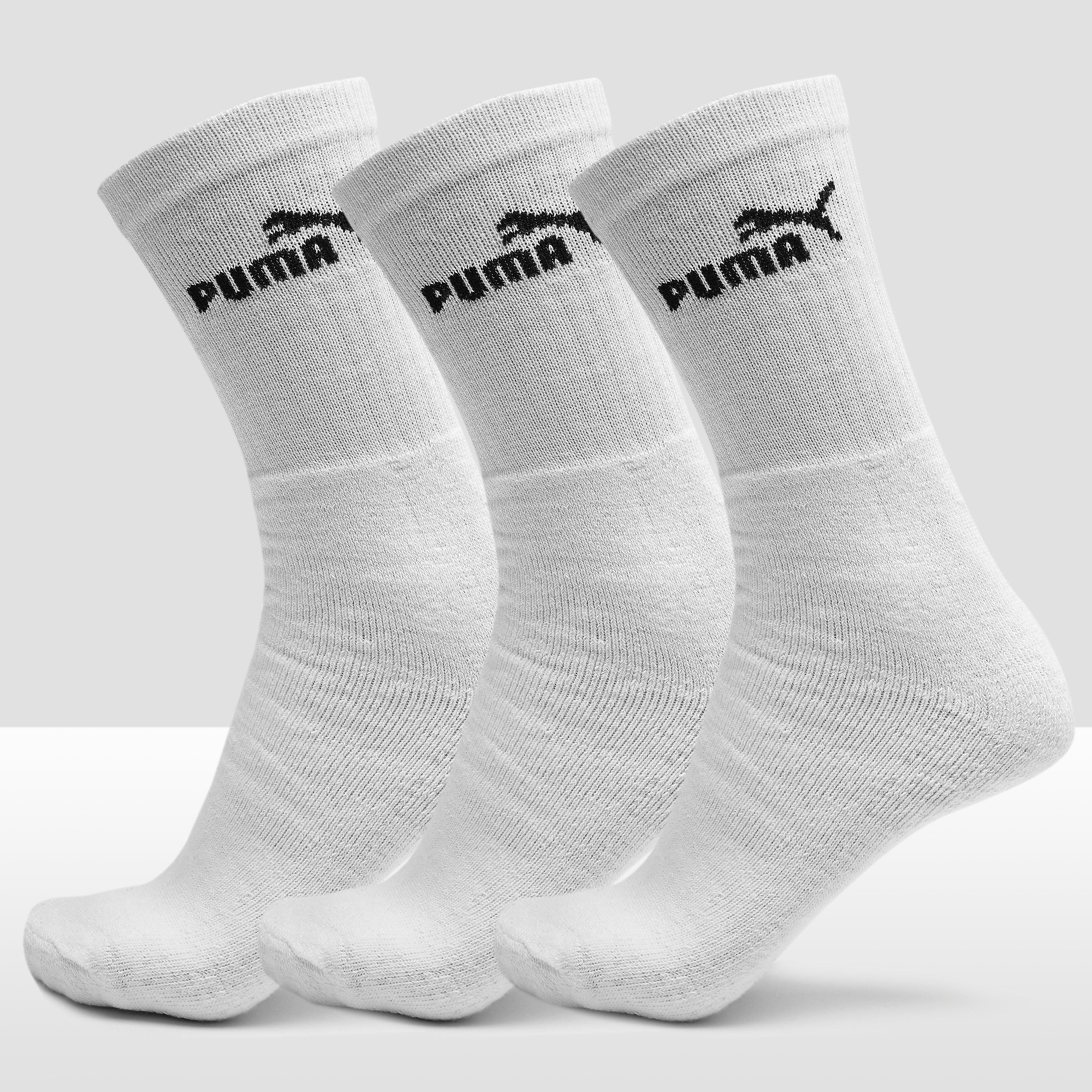 Puma Puma crew sokken 3-pack wit heren