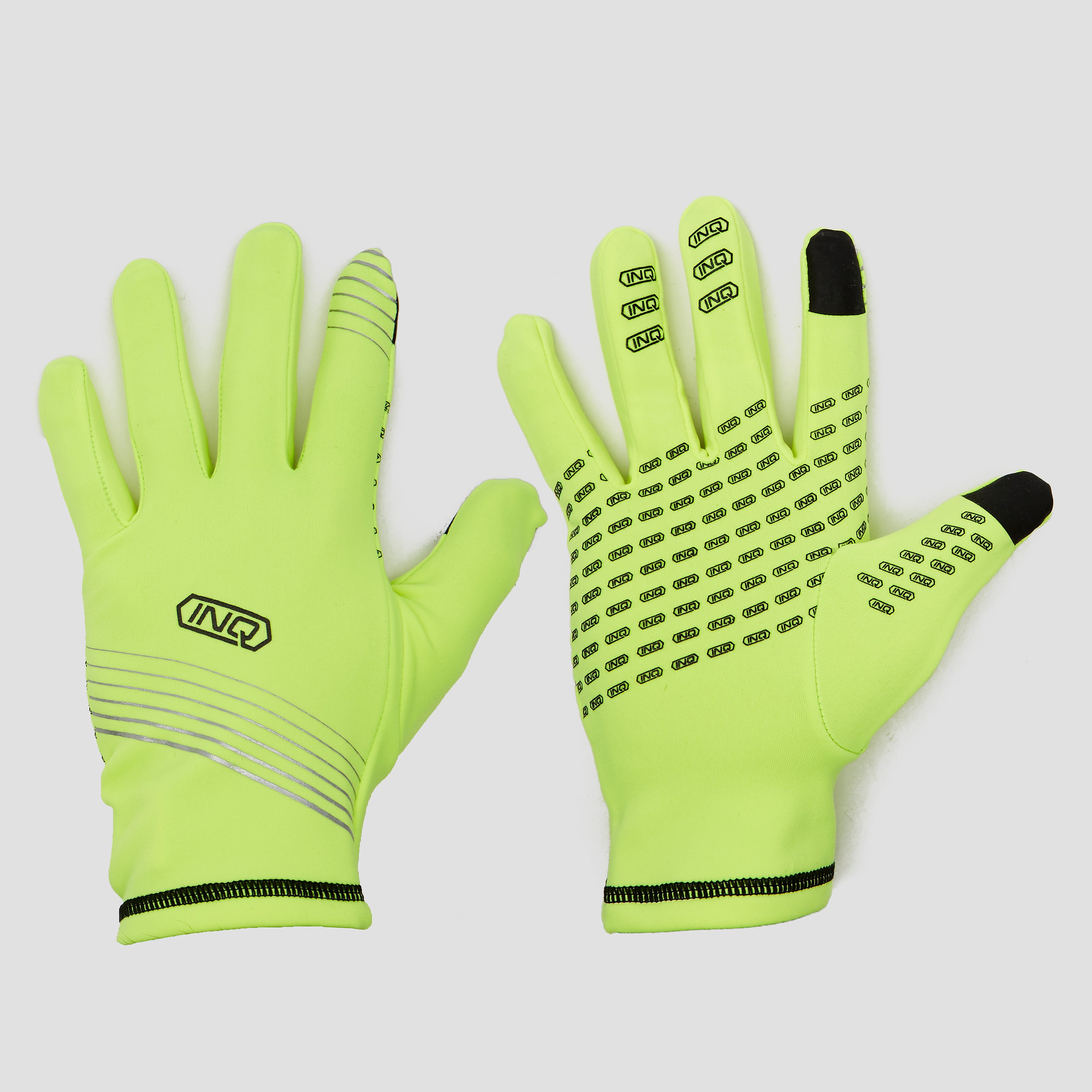 INQ Hardloophandschoenen geel Dames