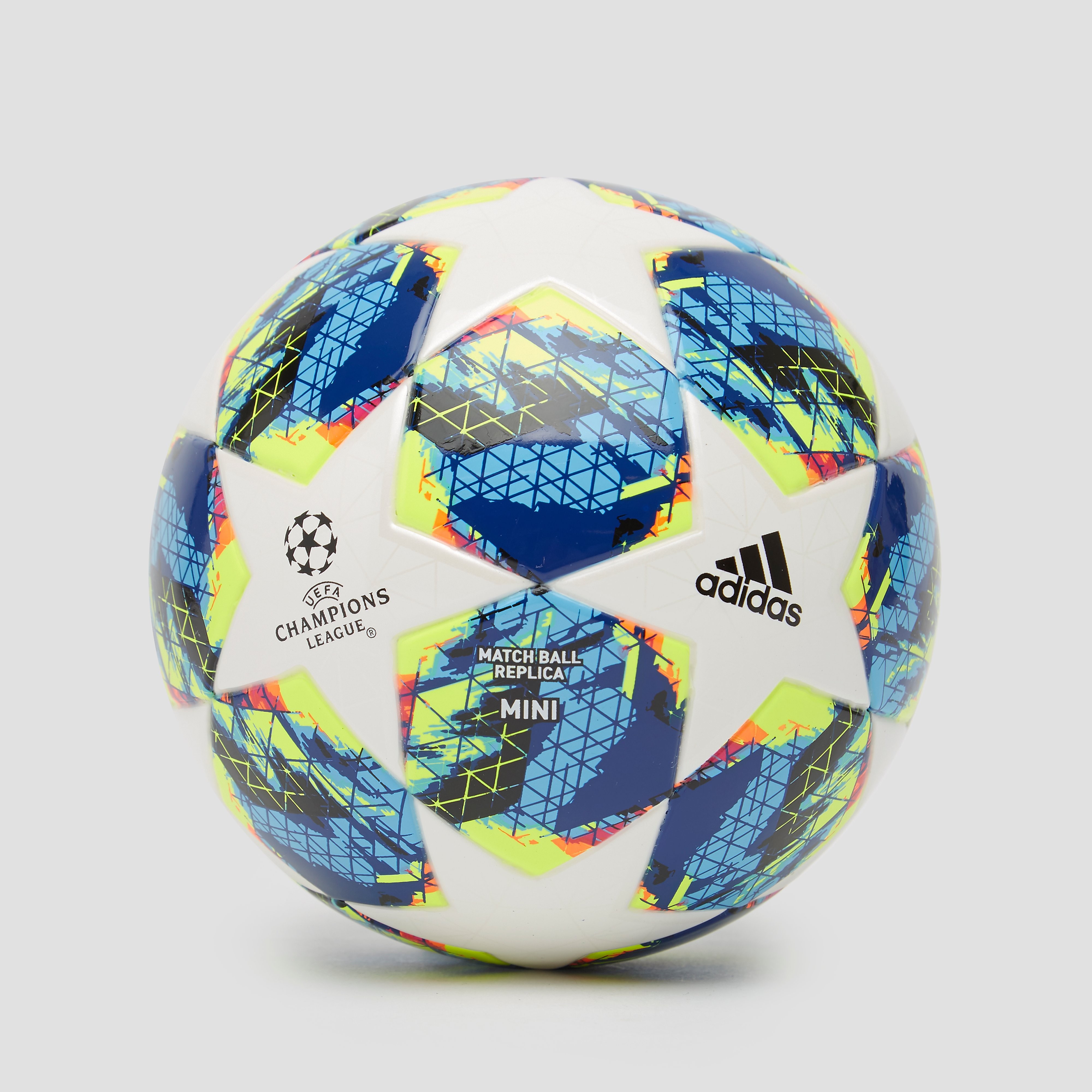 adidas Finale mini voetbal wit/blauw Kinderen