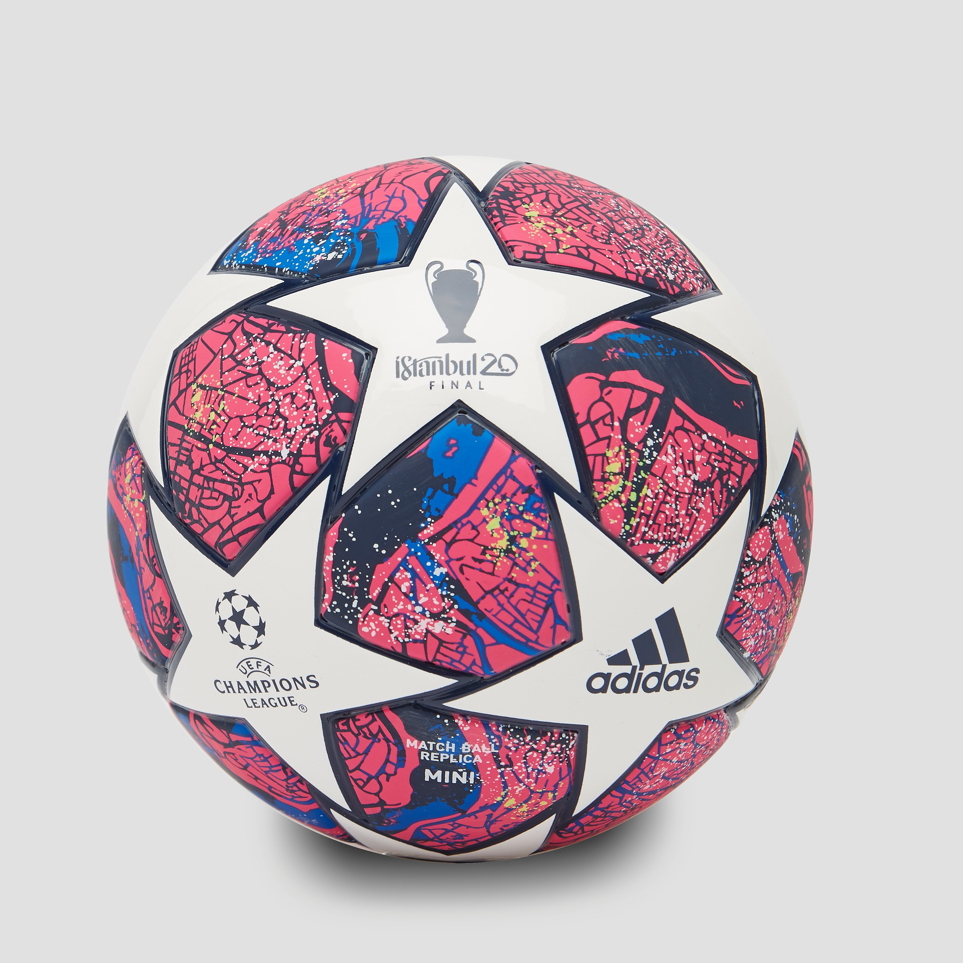 adidas Uefa champions league finale 2020 istanbul mini voetbal wit/blauw/paars Dames