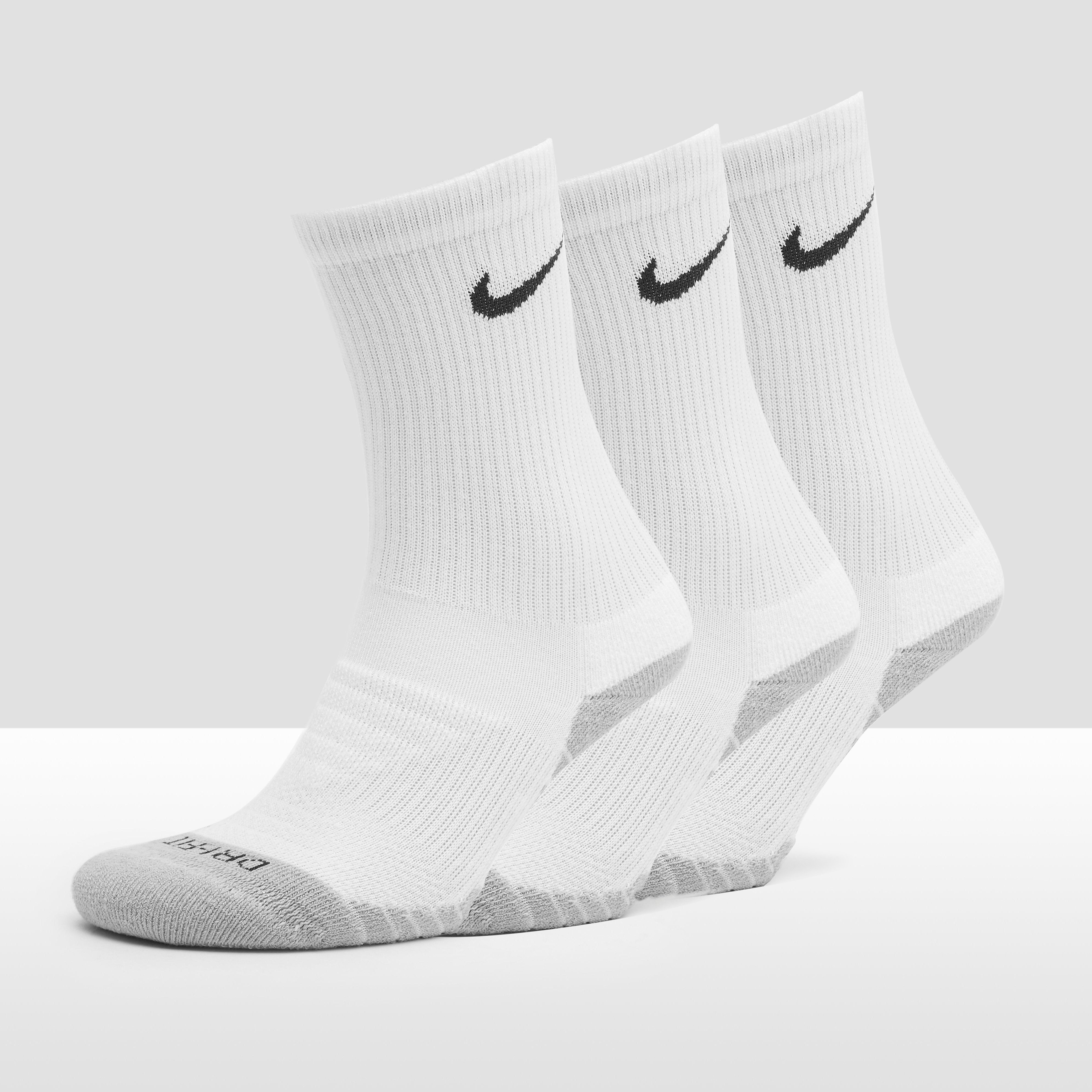 NIKE Dry cushion crew 3-pack sportsokken wit Dames
