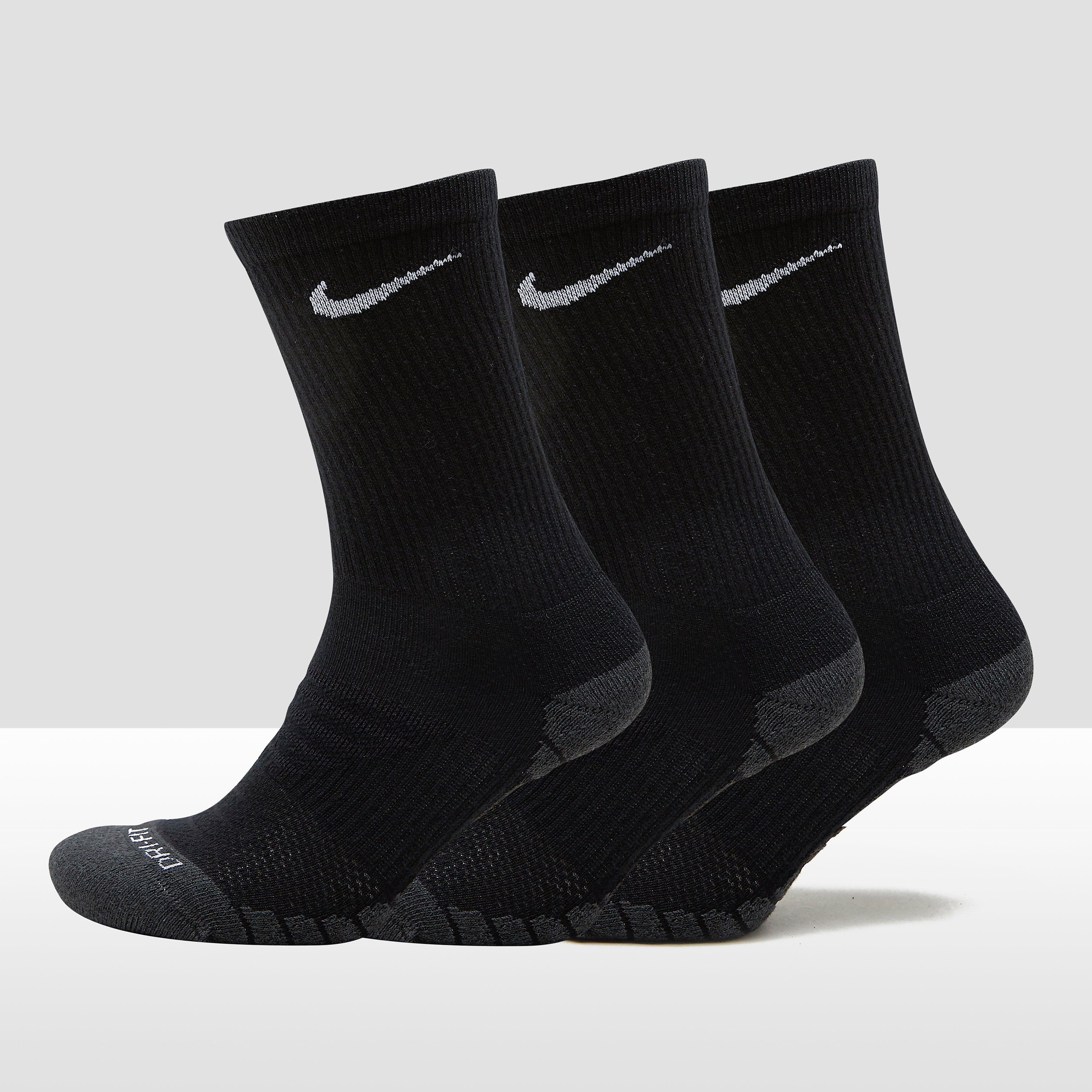 NIKE Dry cushion crew 3-pack sportsokken zwart Dames