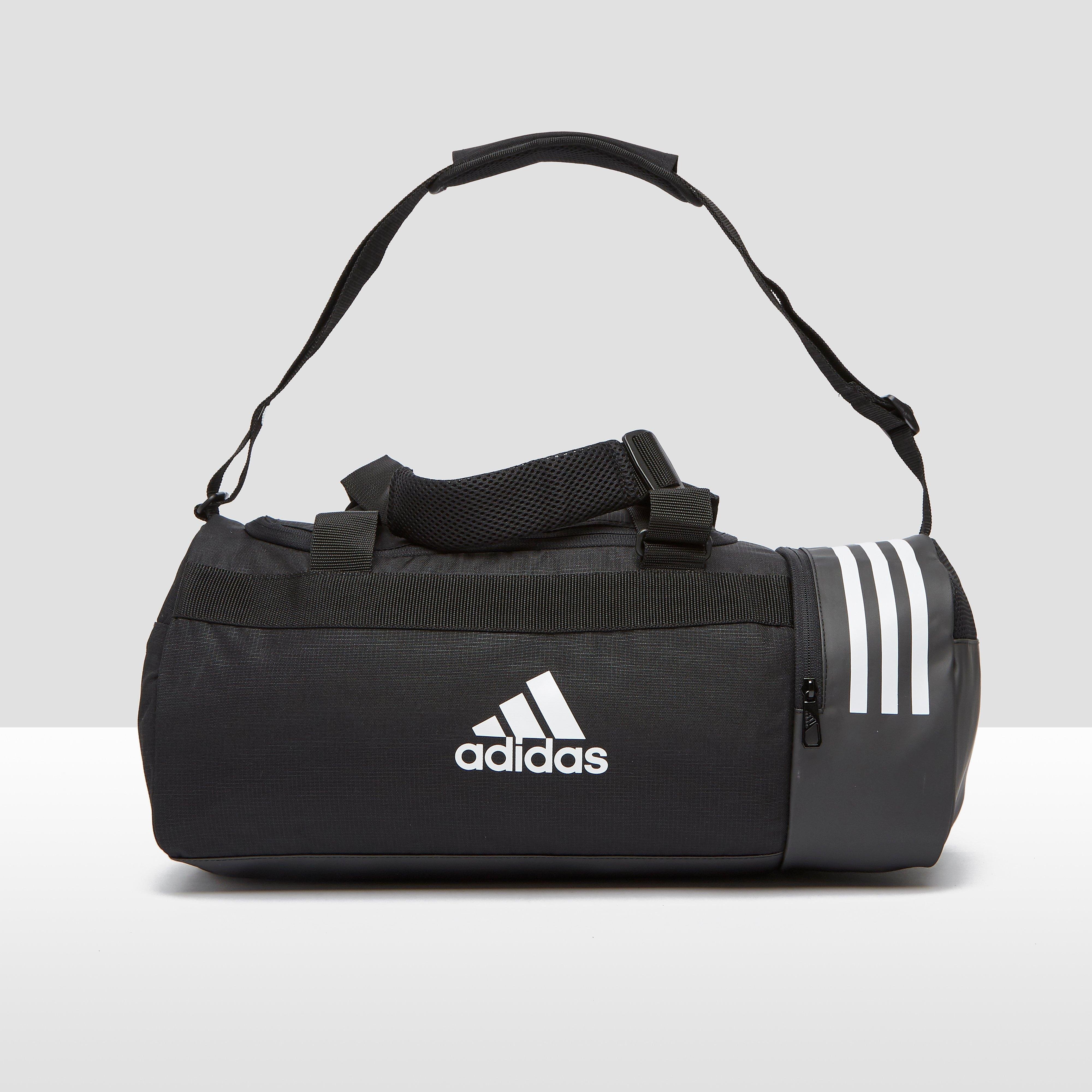 adidas Convertible 3-stripes duffel sporttas zwart Kinderen