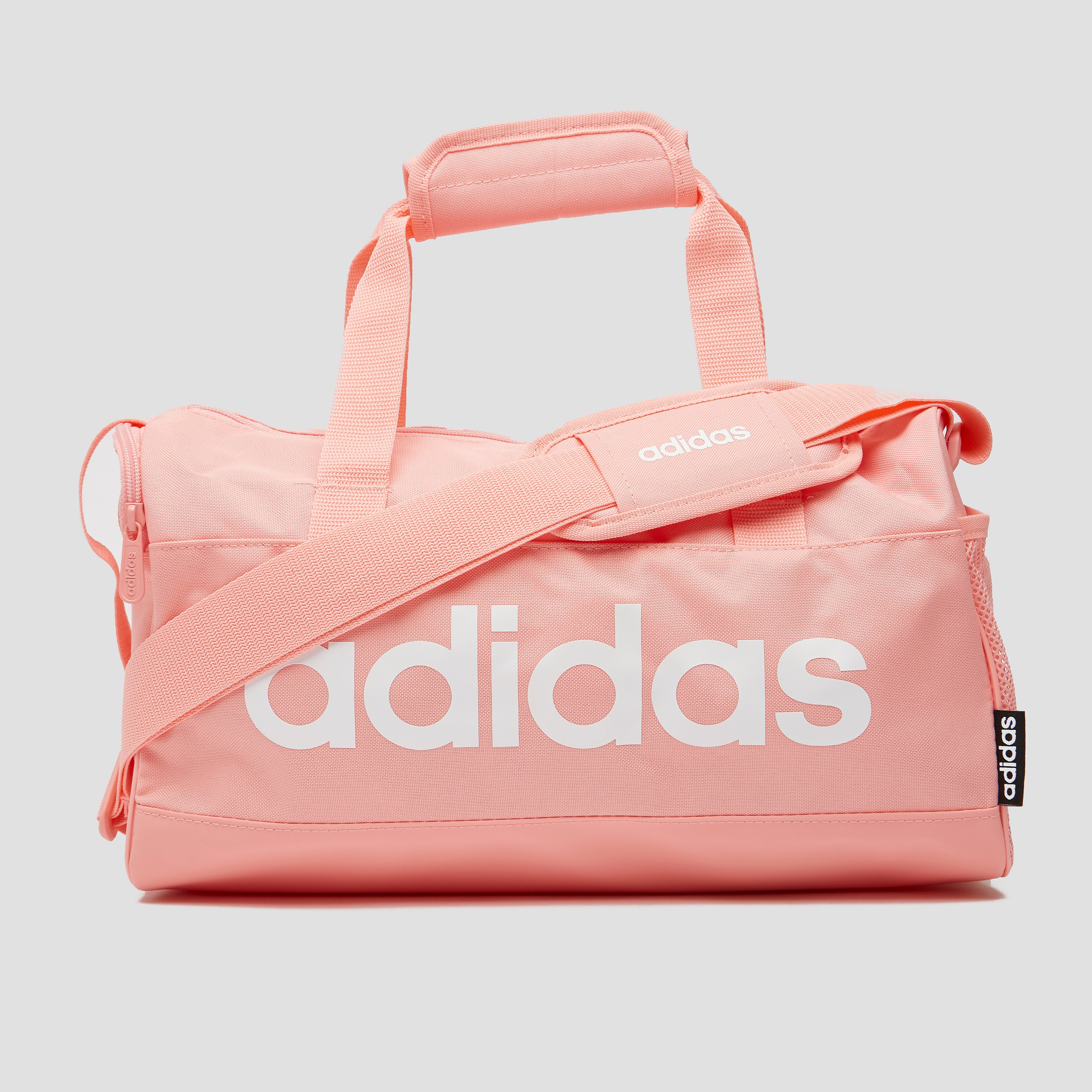adidas Linear duffel sporttas extra small roze Kinderen