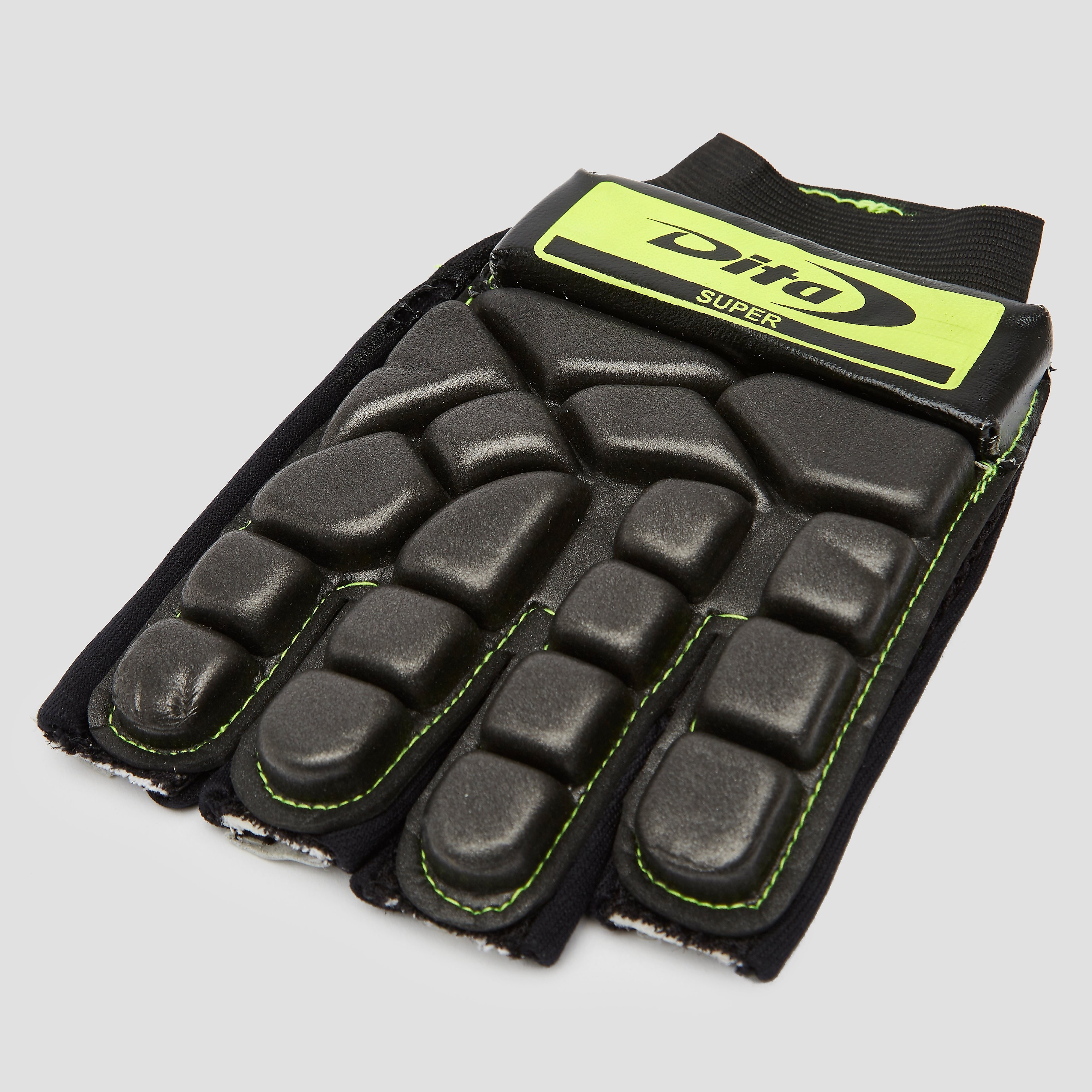 DITA Super hockeyhandschoen zwart/geel Dames