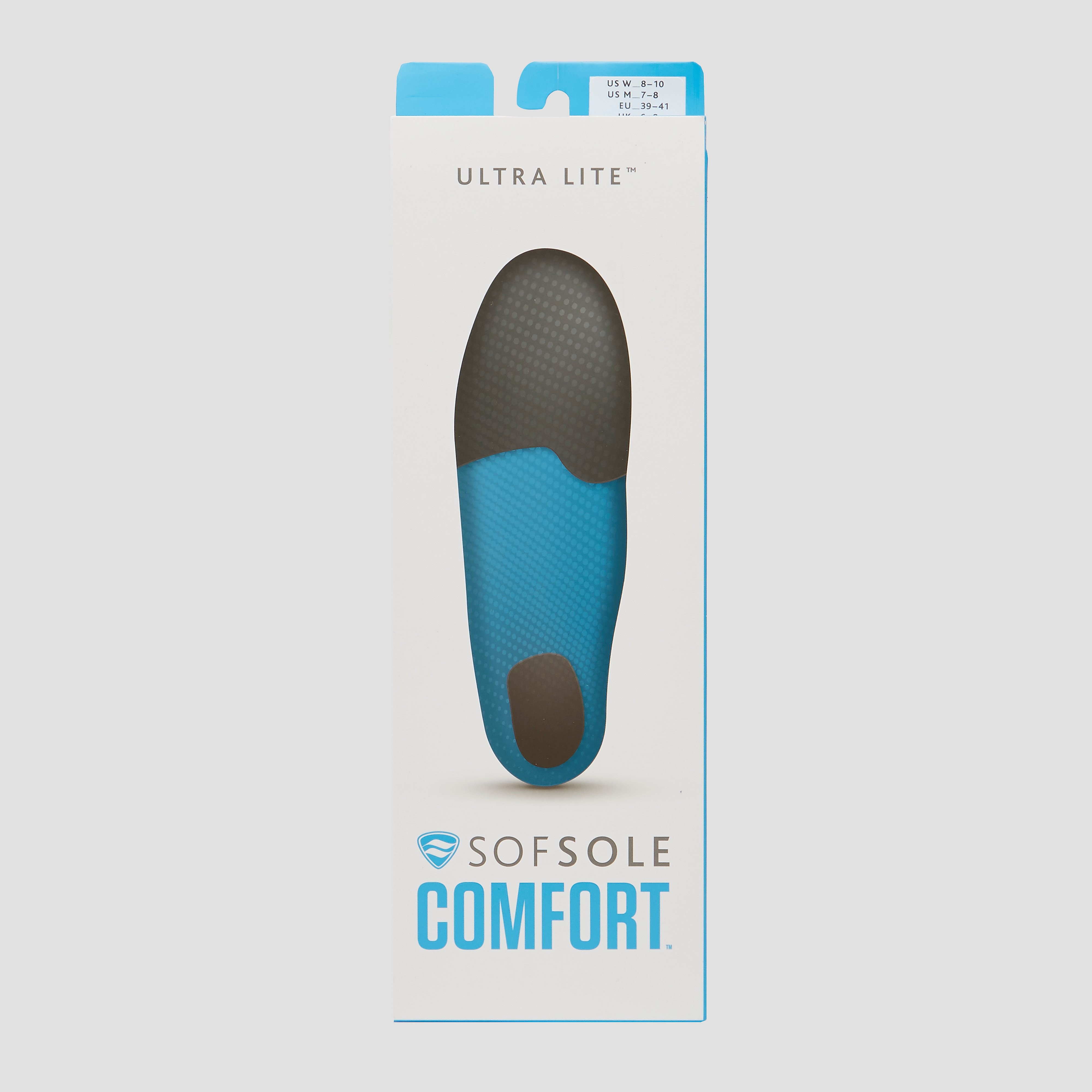 SOFSOLE Sofsole ultra lite inlegzool zwart/blauw heren