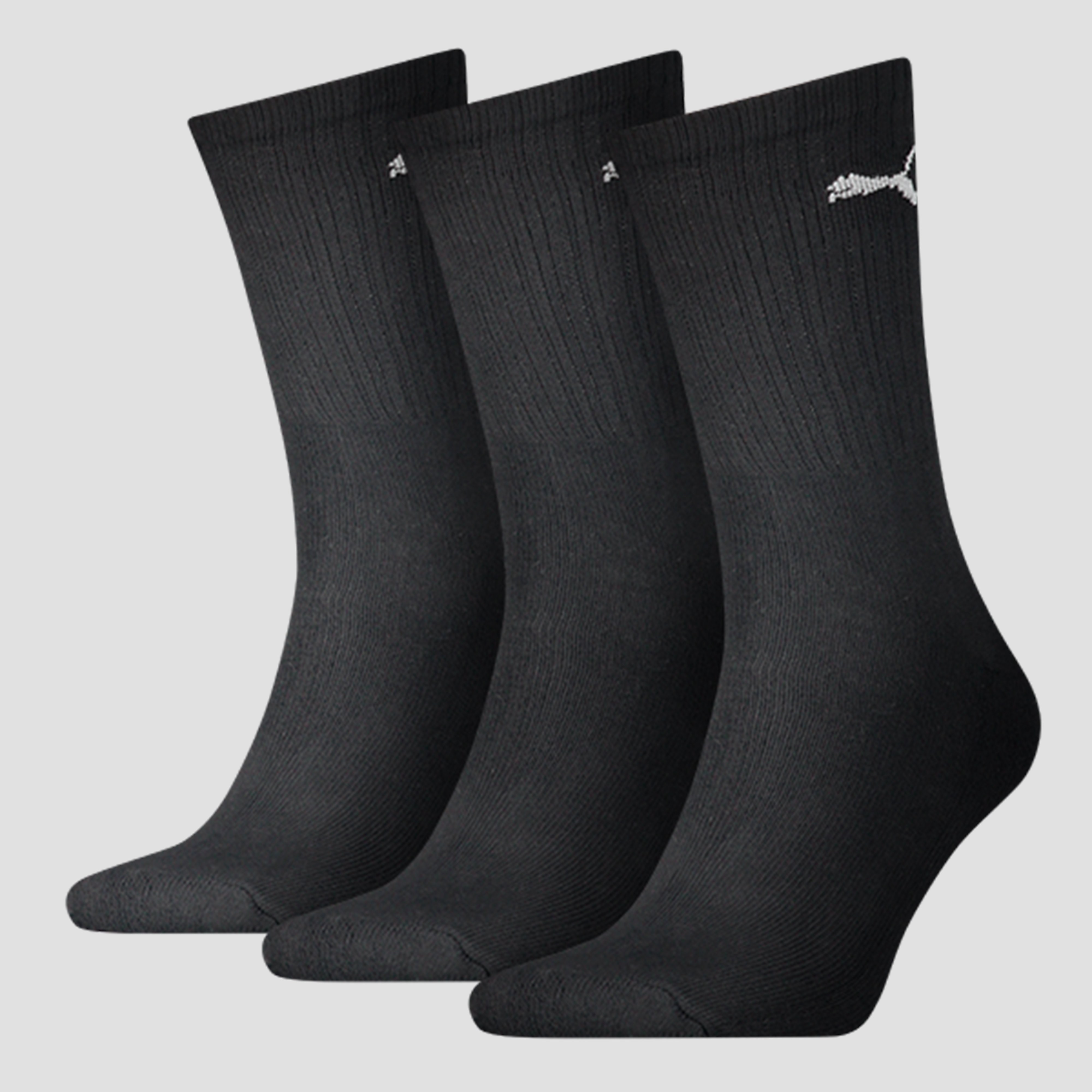 PUMA Sportsokken 3-pack zwart Dames