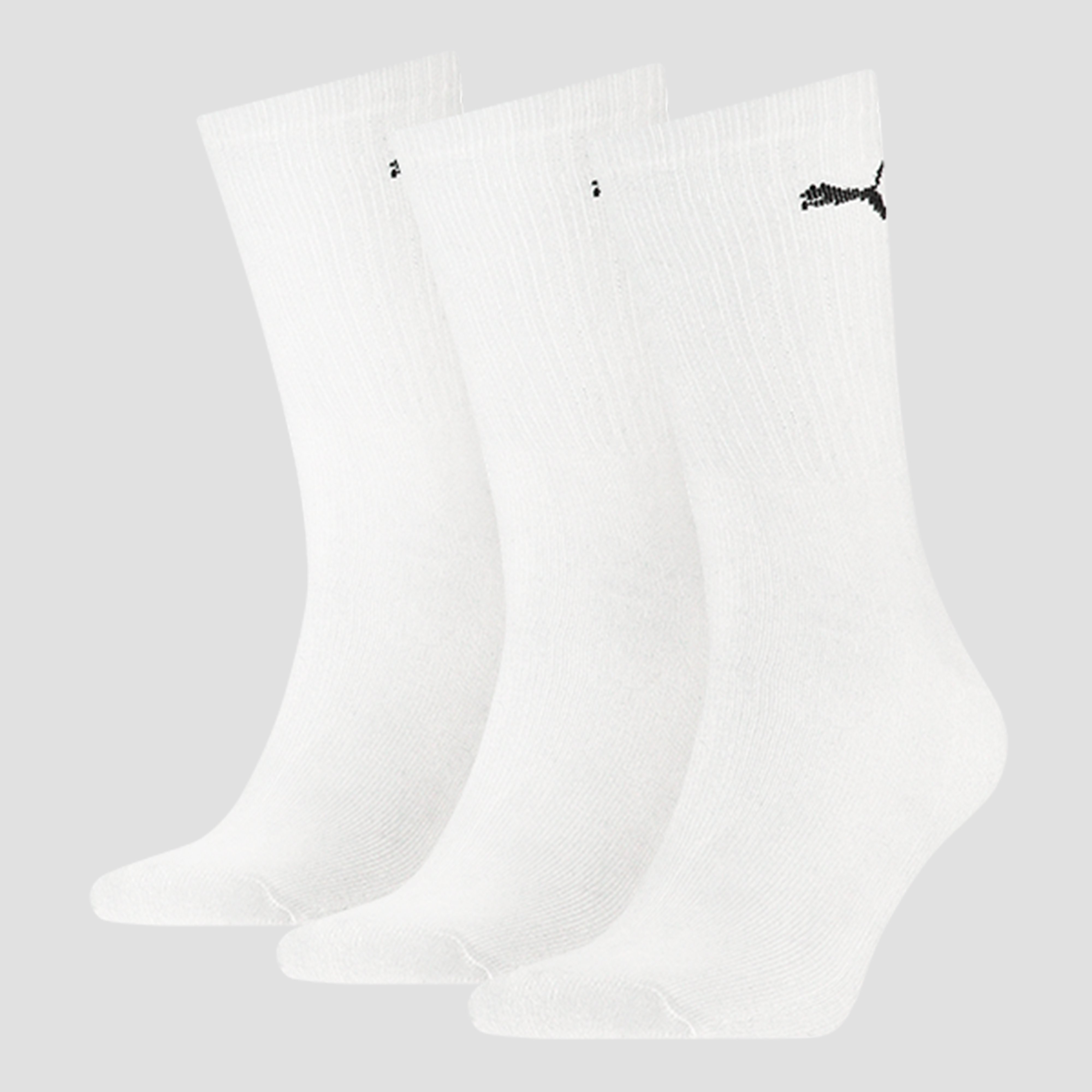 PUMA Crew sokken 3-pack wit heren Dames