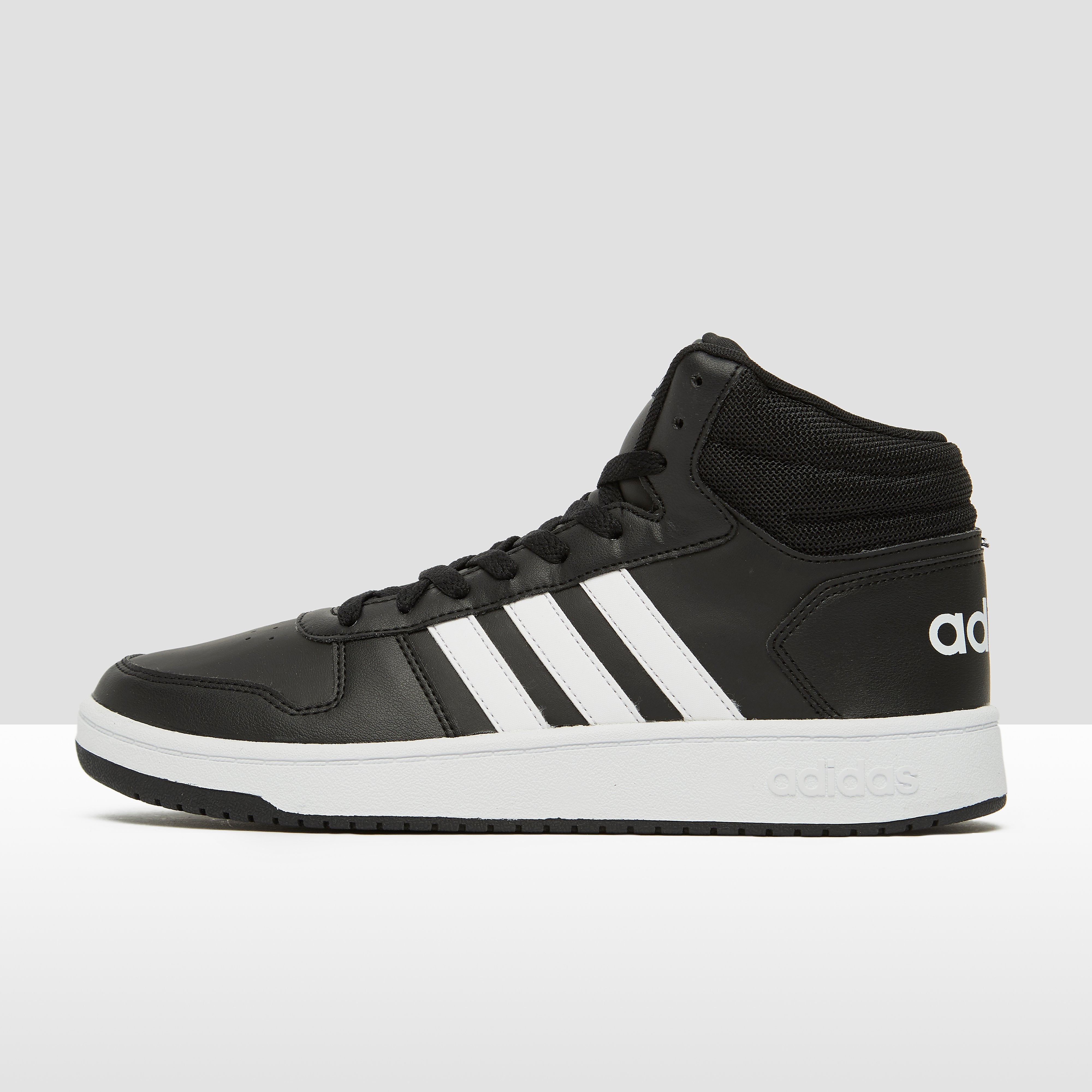 adidas Hoops 2.0 mid sneakers zwart heren Heren - Gymnastiekwinkel.nl