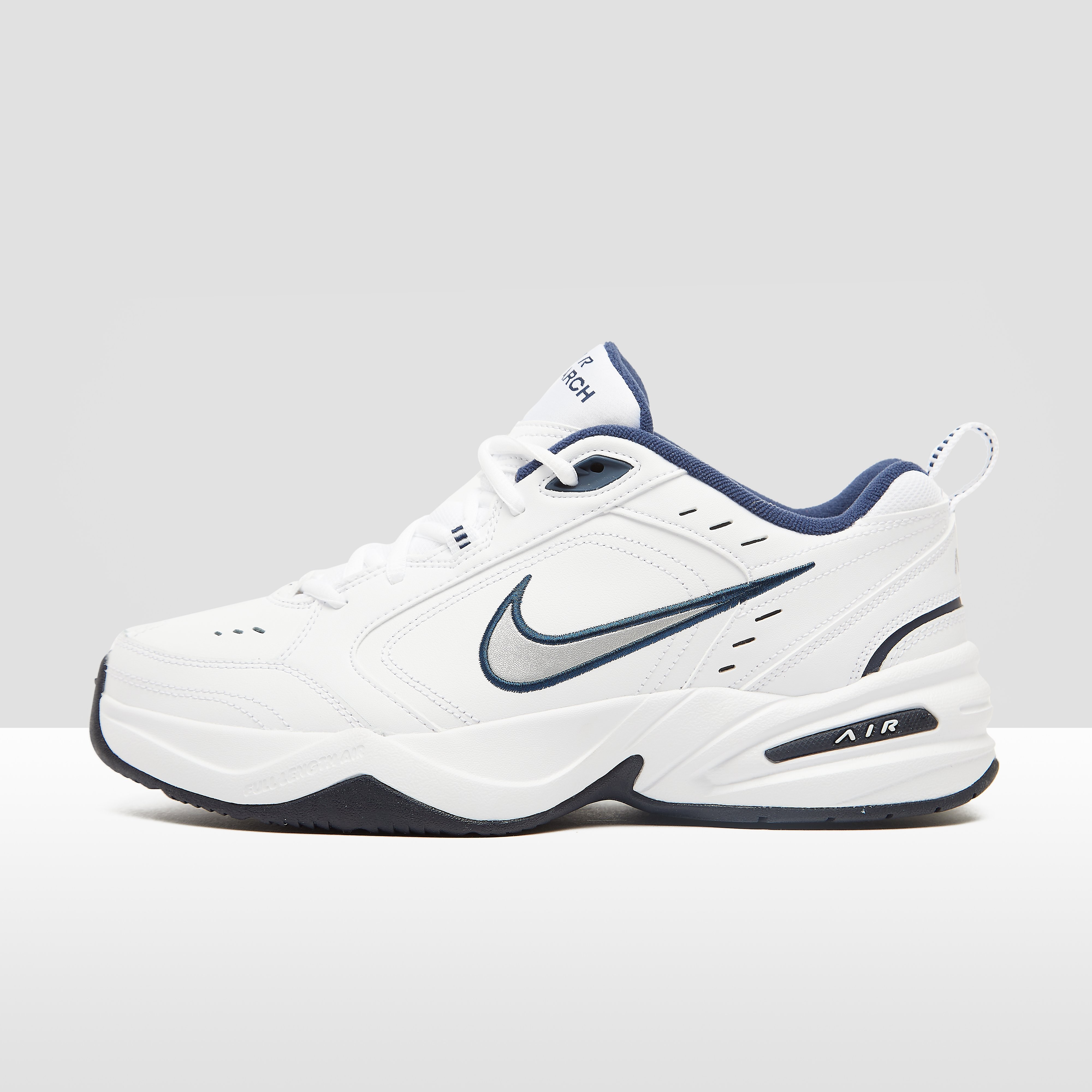NIKE Chunky air monarch iv sneakers wit/blauw heren Heren