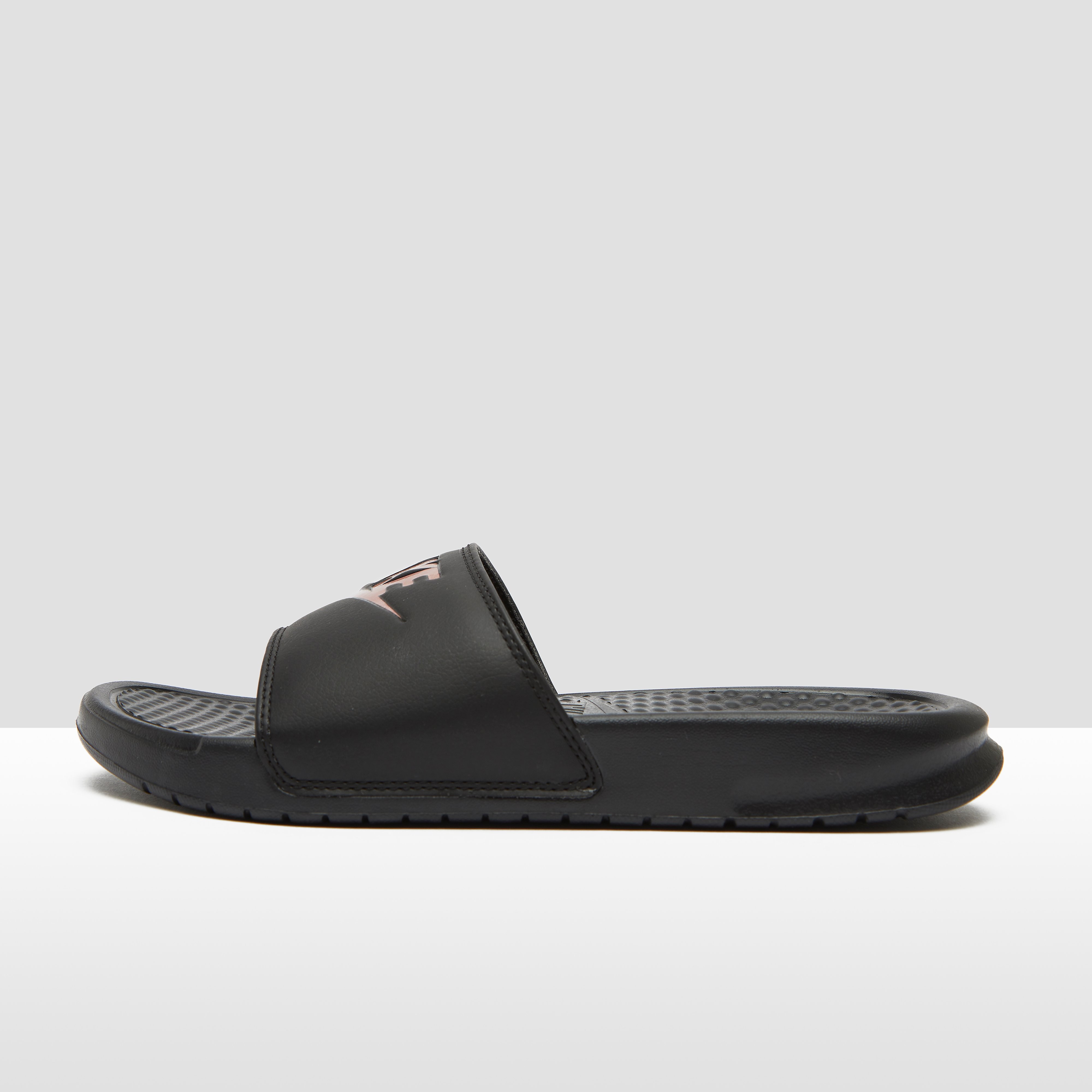 NIKE Benassi just-do-it slippers zwart/goud dames Dames