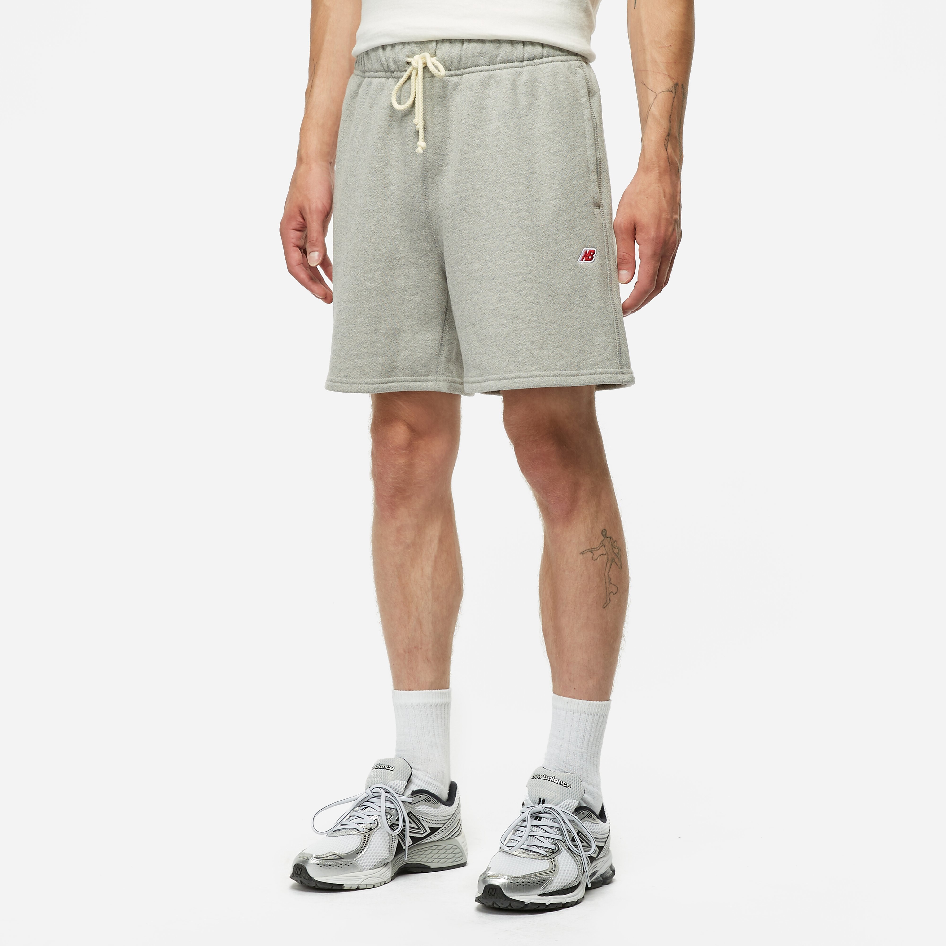 New Balance Made in USA Core Shorts, Grey - Curated Menswear