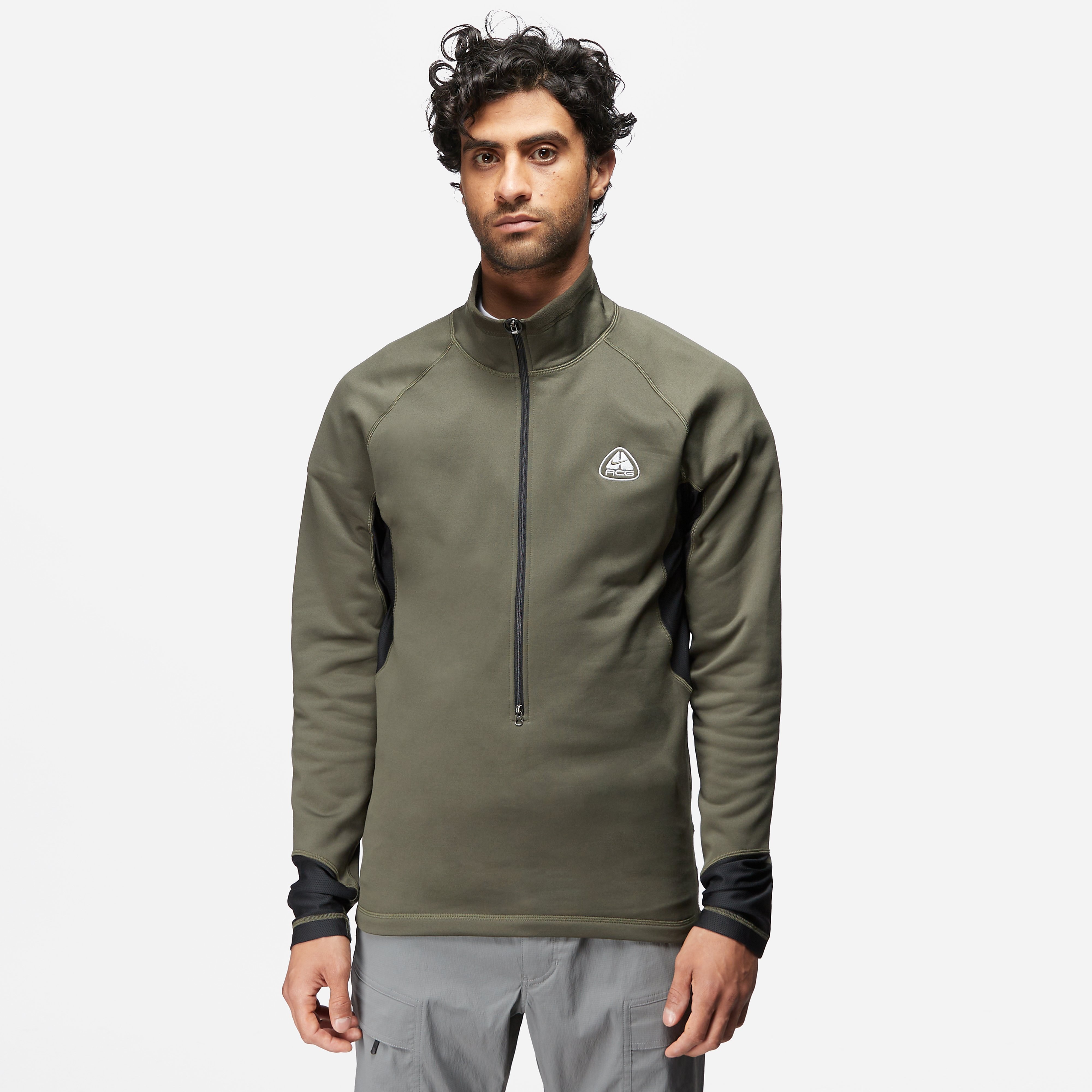 Nike ACG Oregon Series Reissue Polartec Top, Green - Curated Menswear