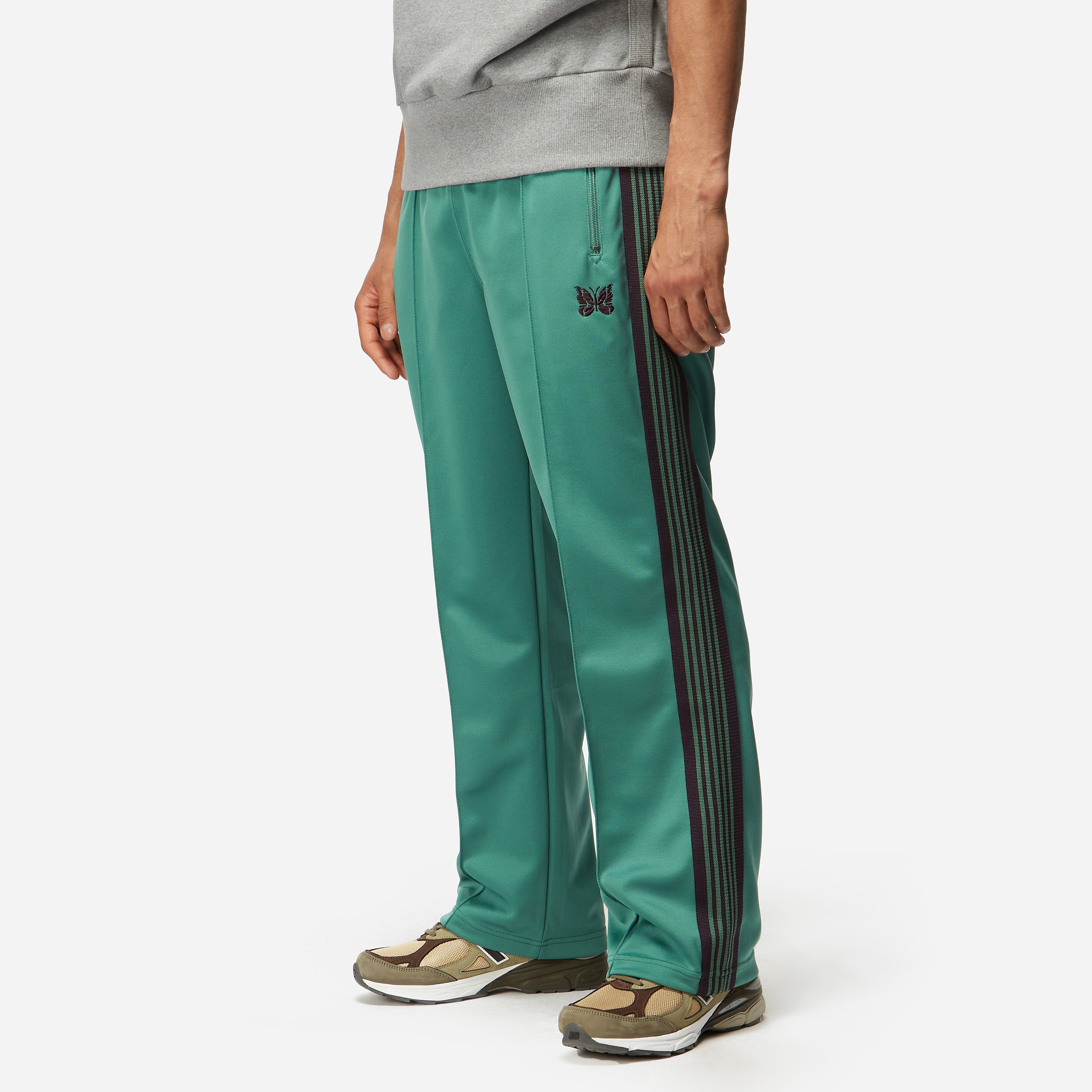 Needles Poly Smooth Track Pants Green The Hoxton Trend