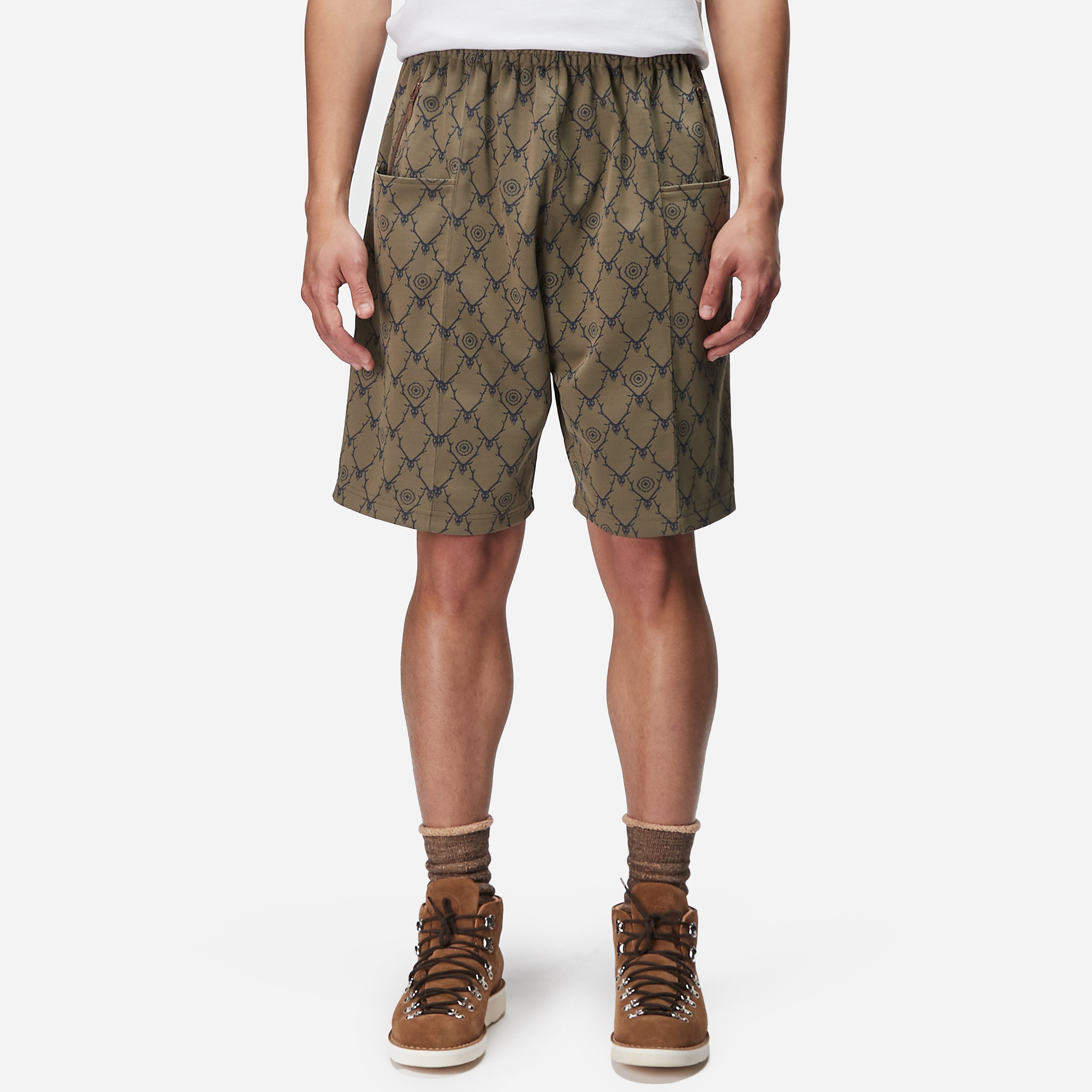 South2 West8 String C.S Short, Green - Curated Menswear