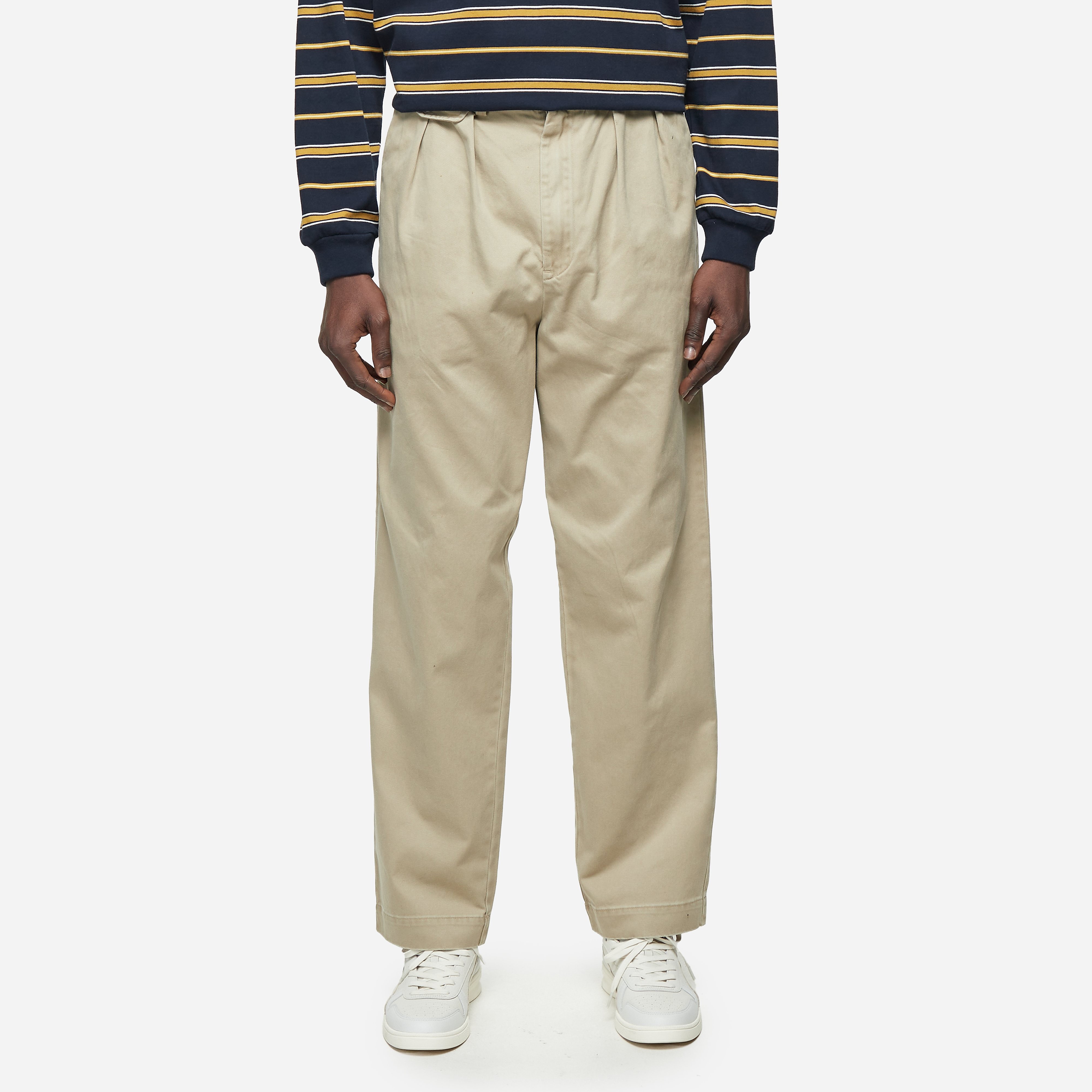 Polo Ralph Lauren Pleated Whitman Chino Pant, Beige - Curated Menswear