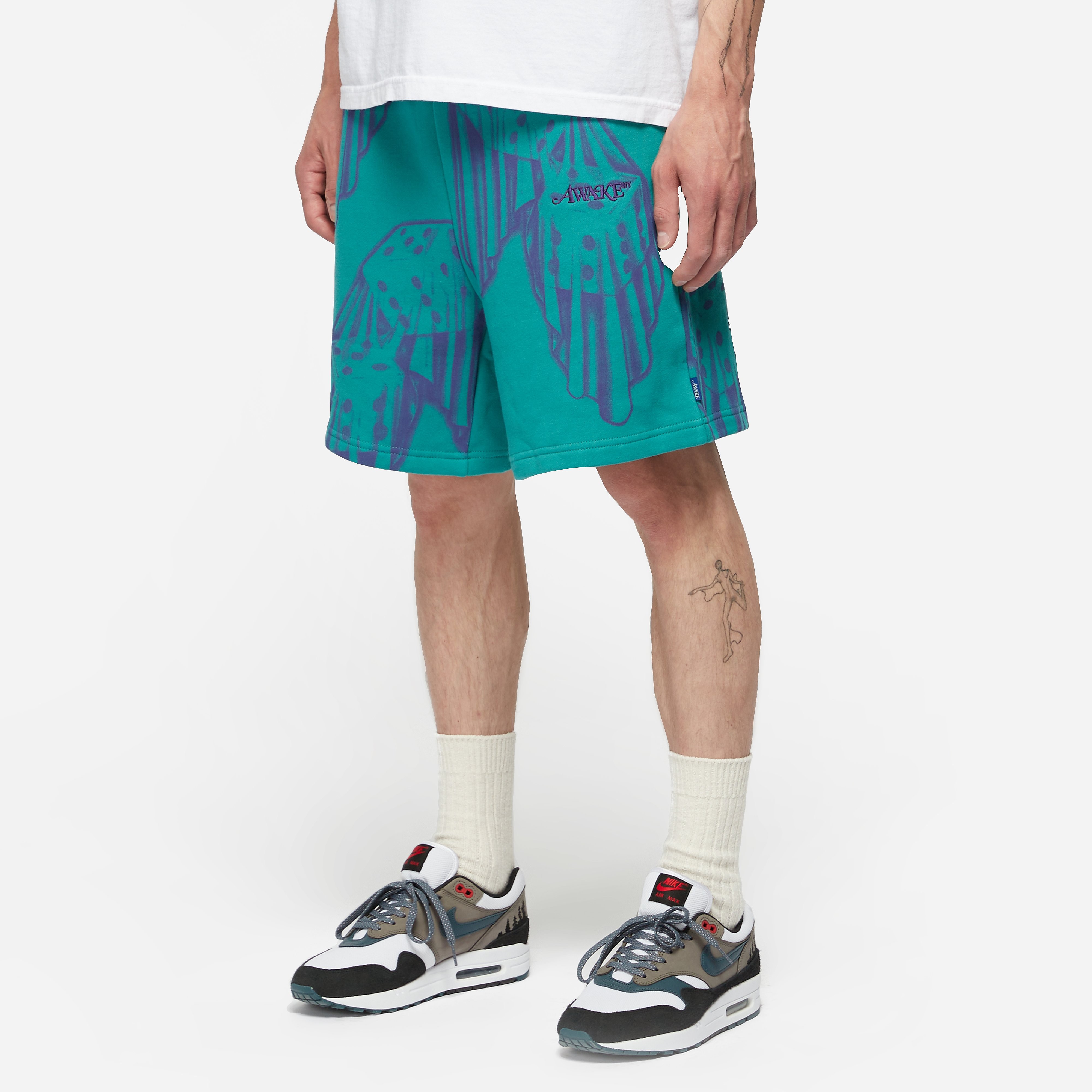 Awake NY Dice Sweatshort, Blue