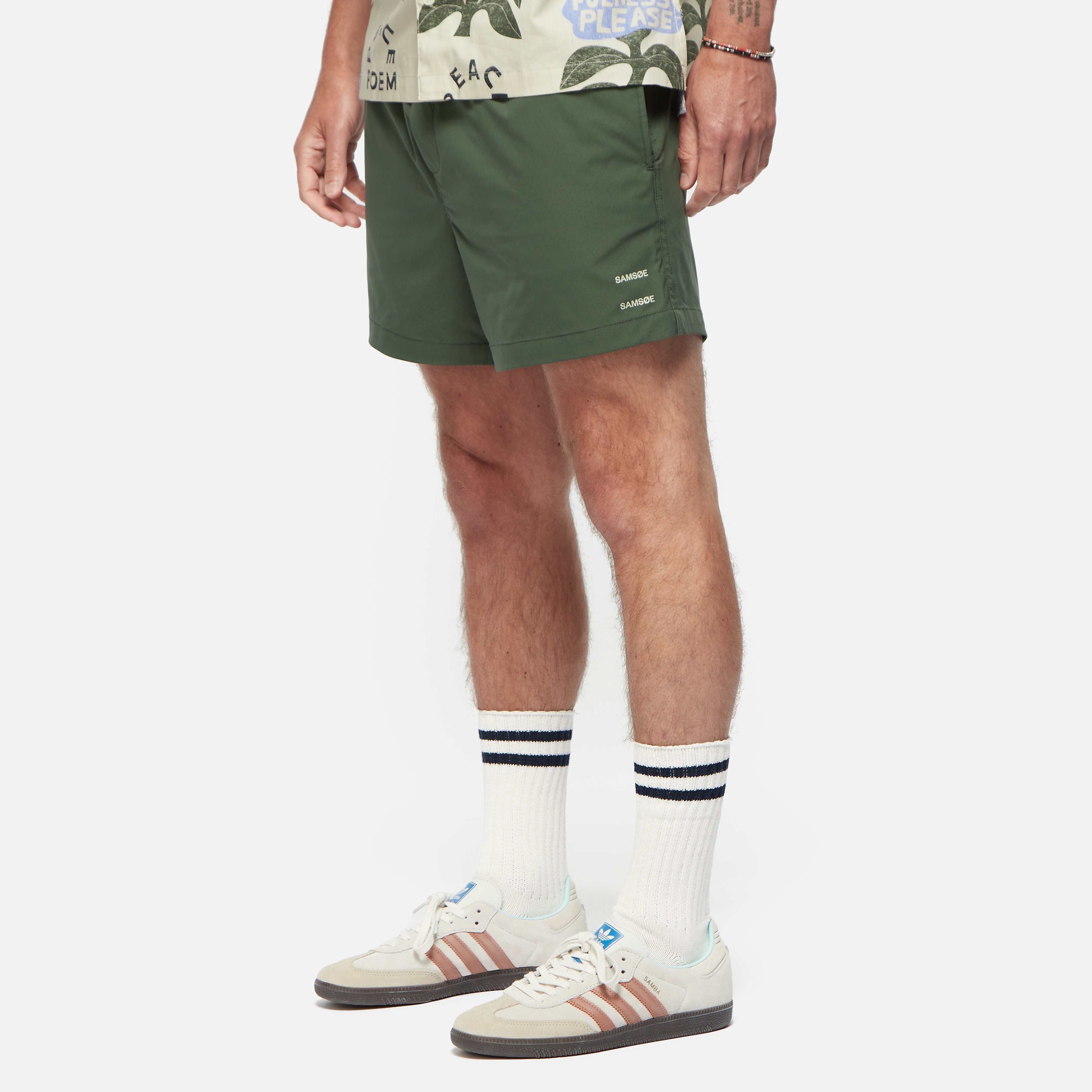 Samsoe Samsoe Moses Swim Shorts, Green