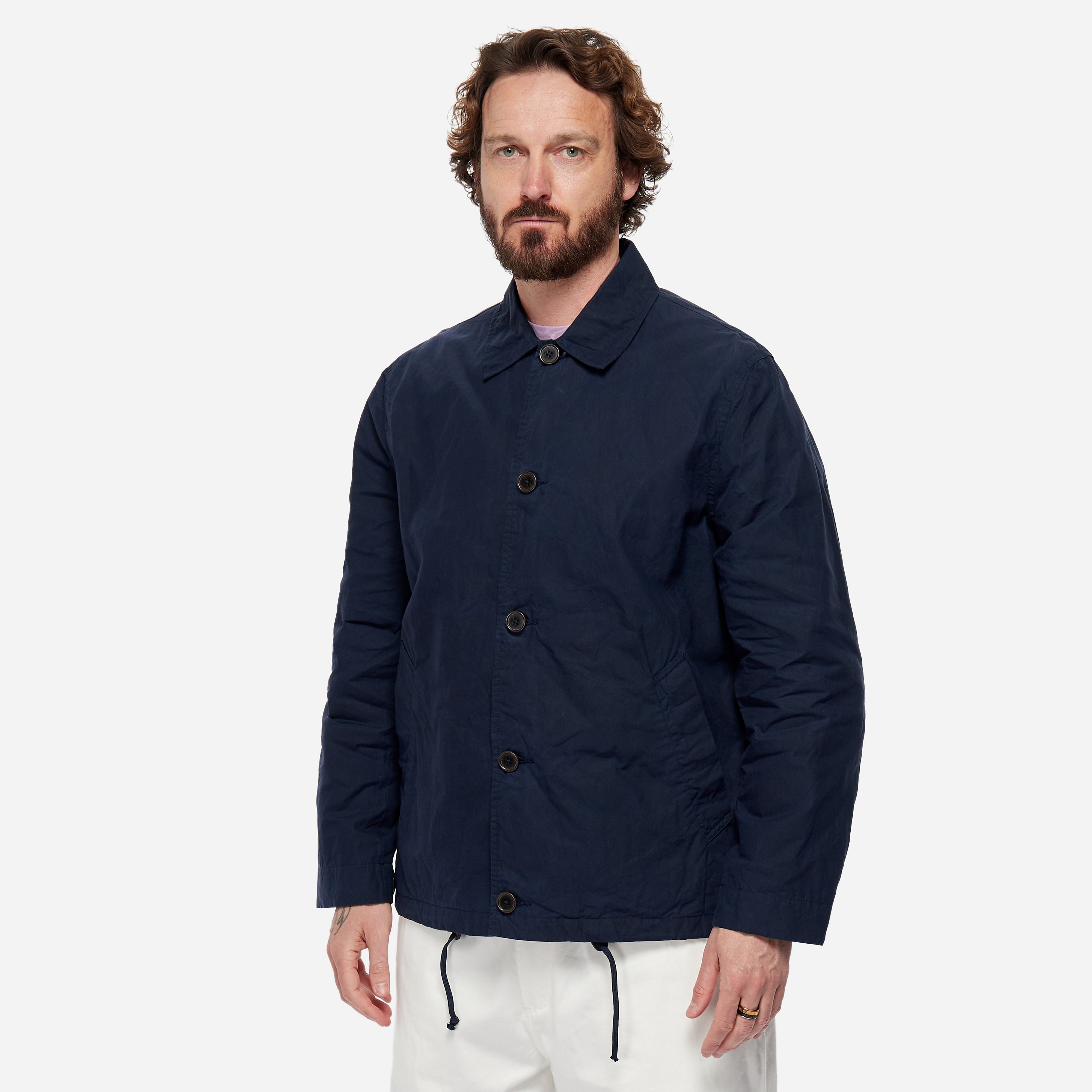 Universal Works Wayfarer Jacket, Navy | The Hoxton Trend