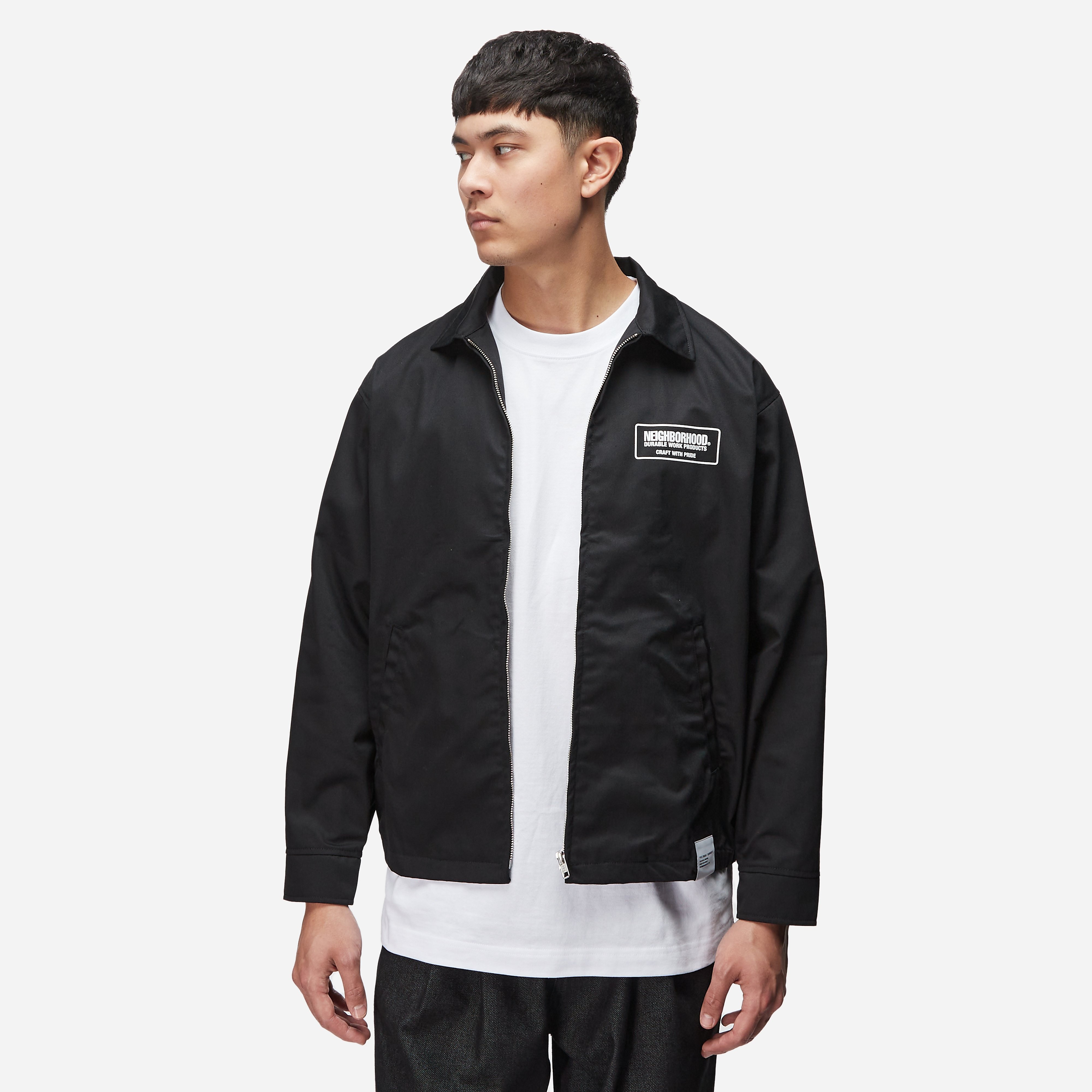 Neighborhood Zip Work Jacket, Black | The Hoxton Trend