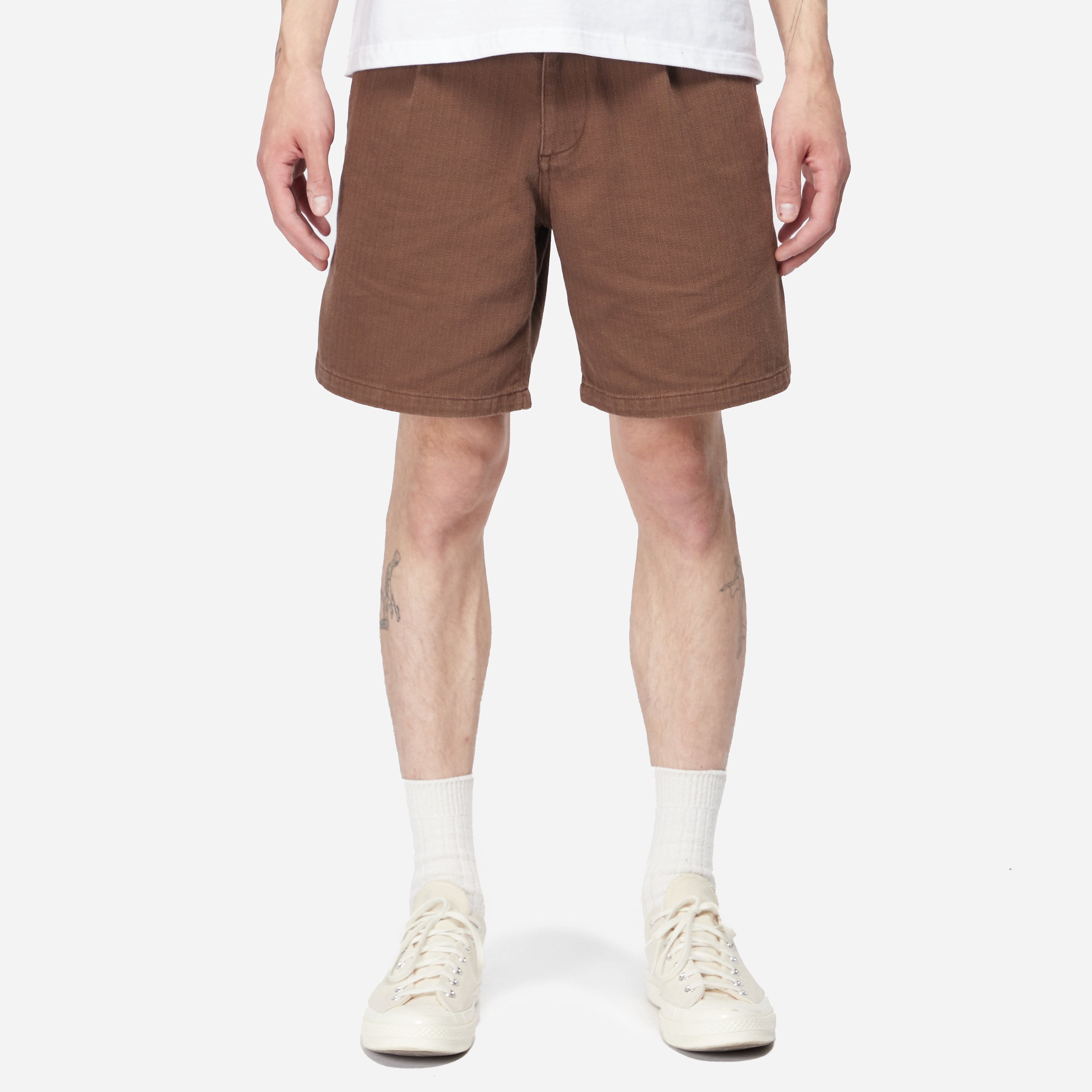 General Admission Pleated Short, Brown