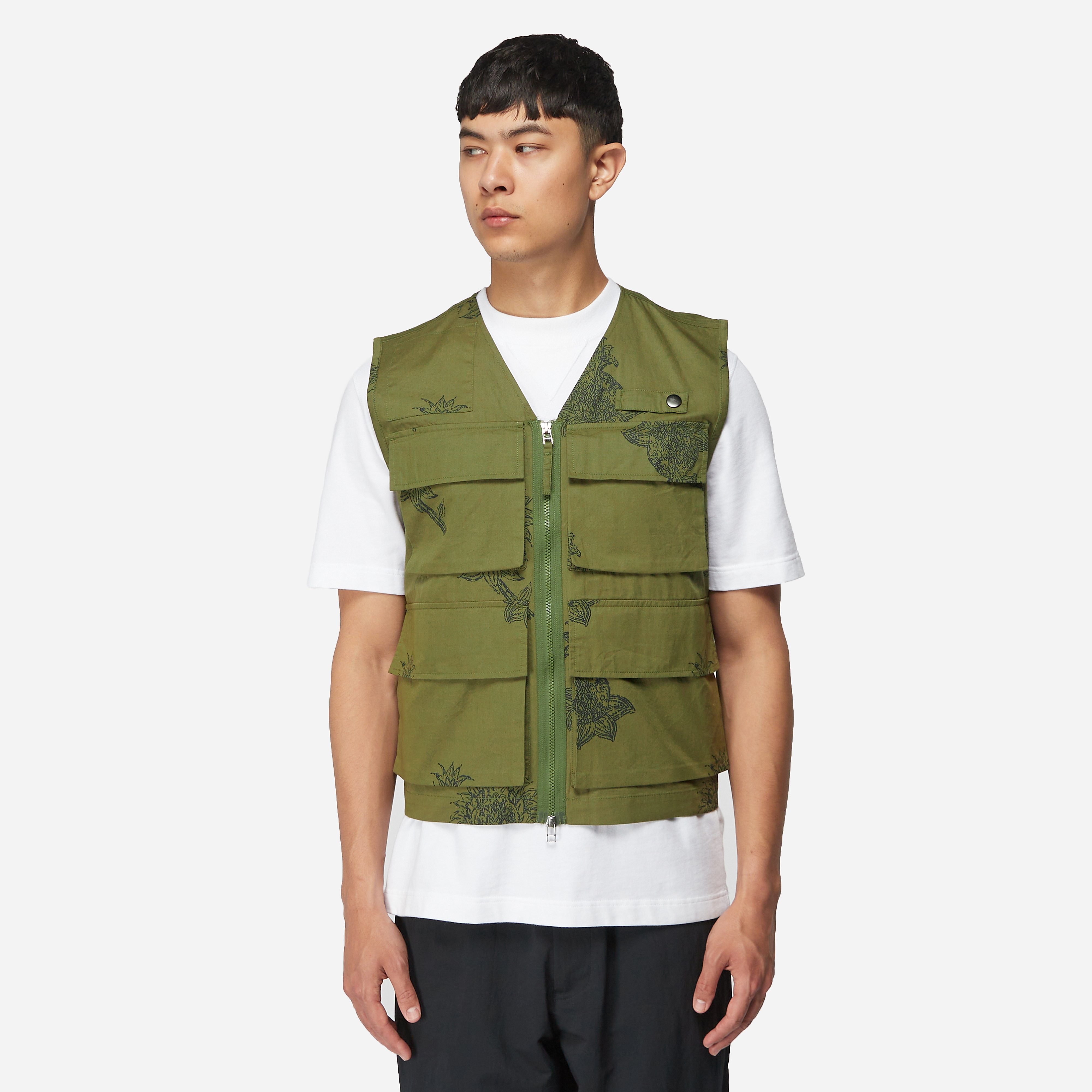 Universal Works Photographers Gilet, Green