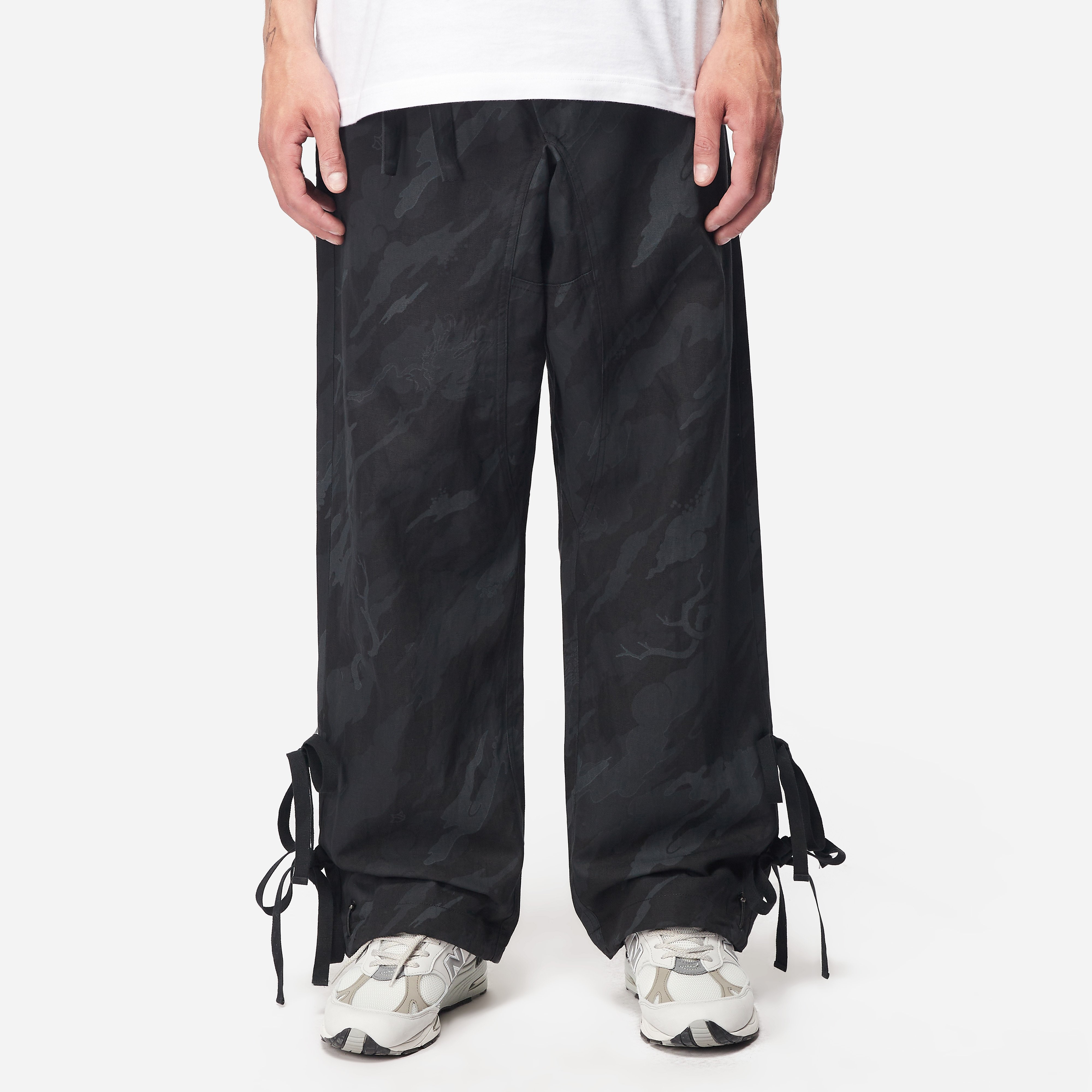 Maharishi Shinobi Camo Track Pant Black The Hoxton Trend