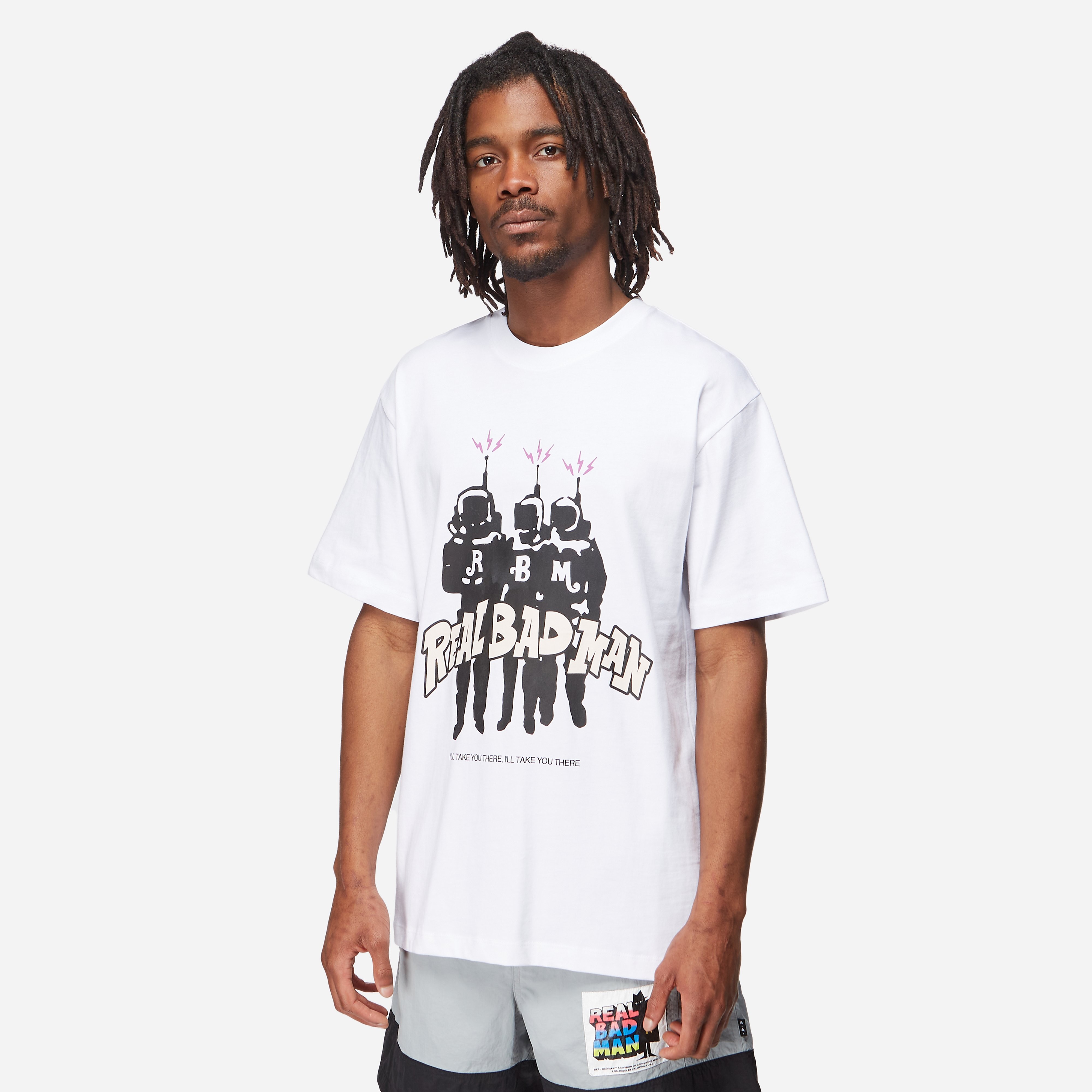 Real Bad Man Slight Disorder T-Shirt, White