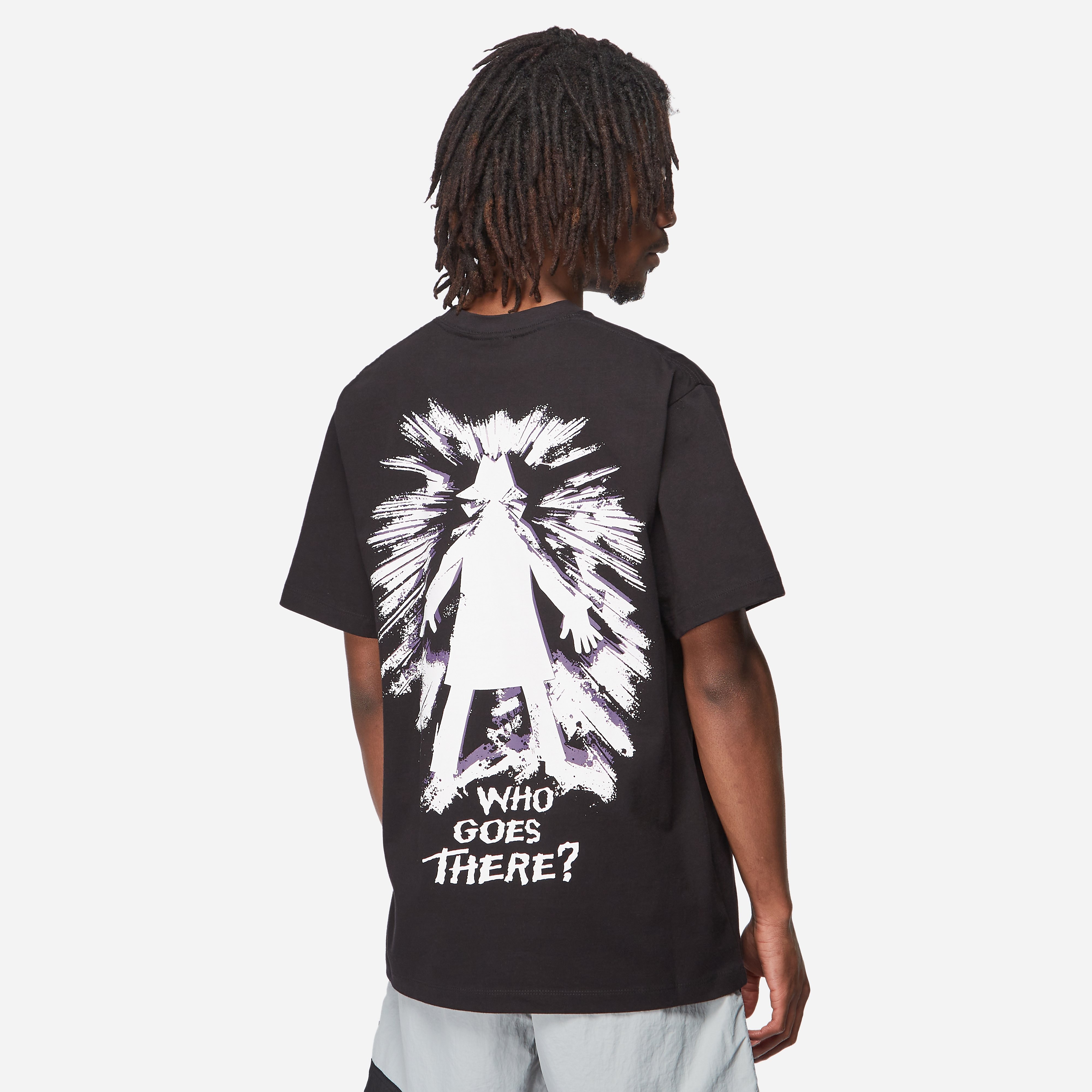 Real Bad Man Who Goes There T-Shirt, Black