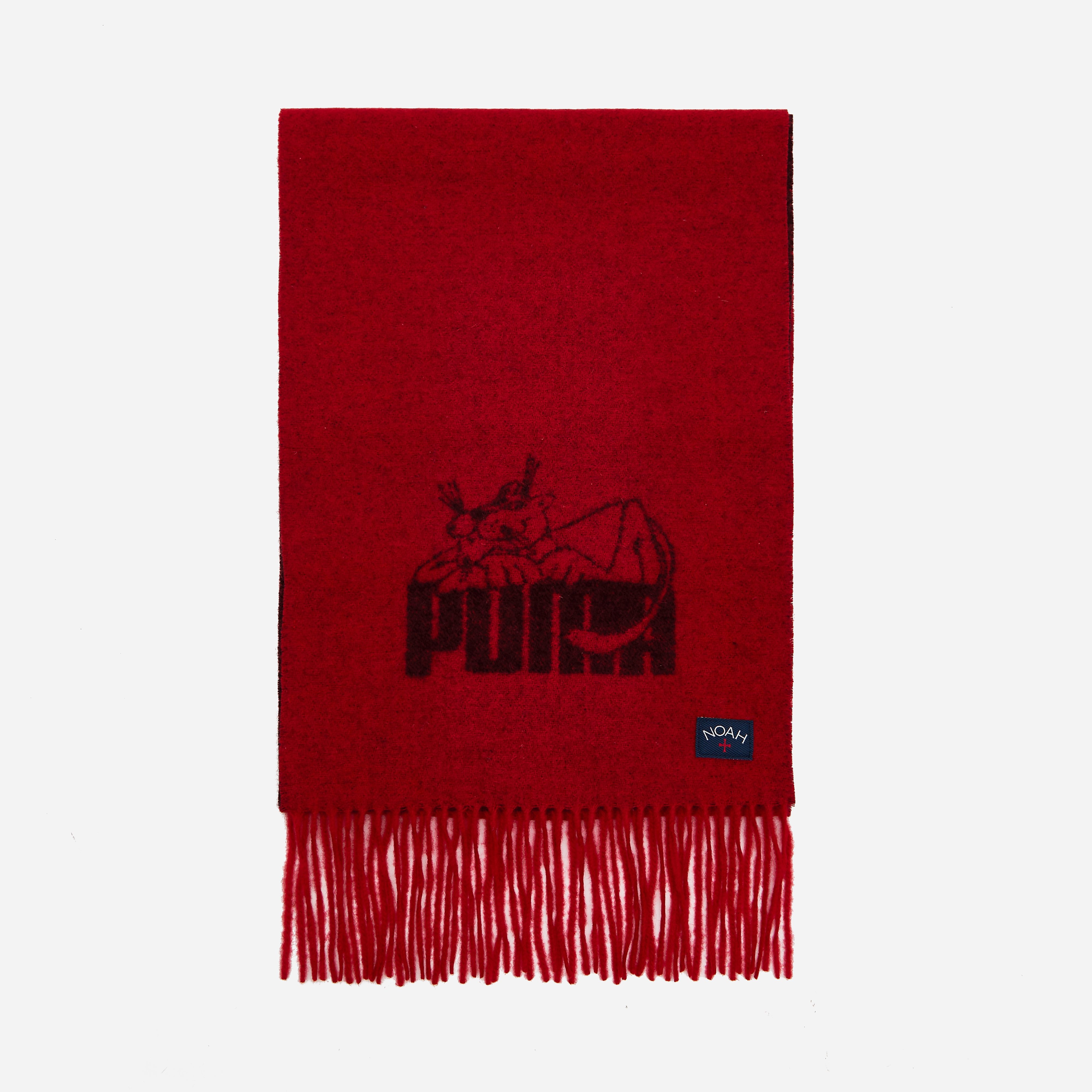 puma x noah scarf, red