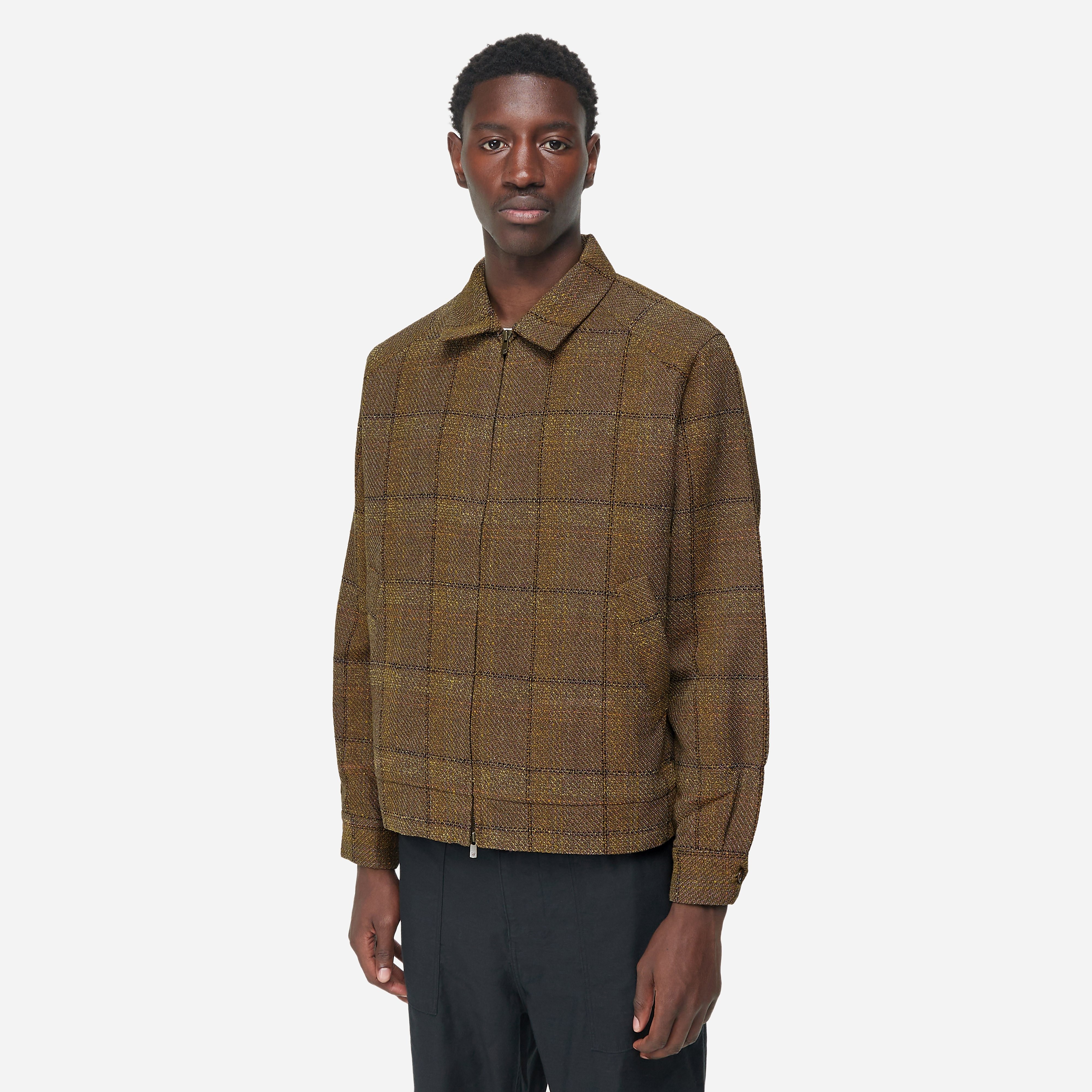 Needles Twill Plaid Sports Jacket, Brown - Curated Menswear