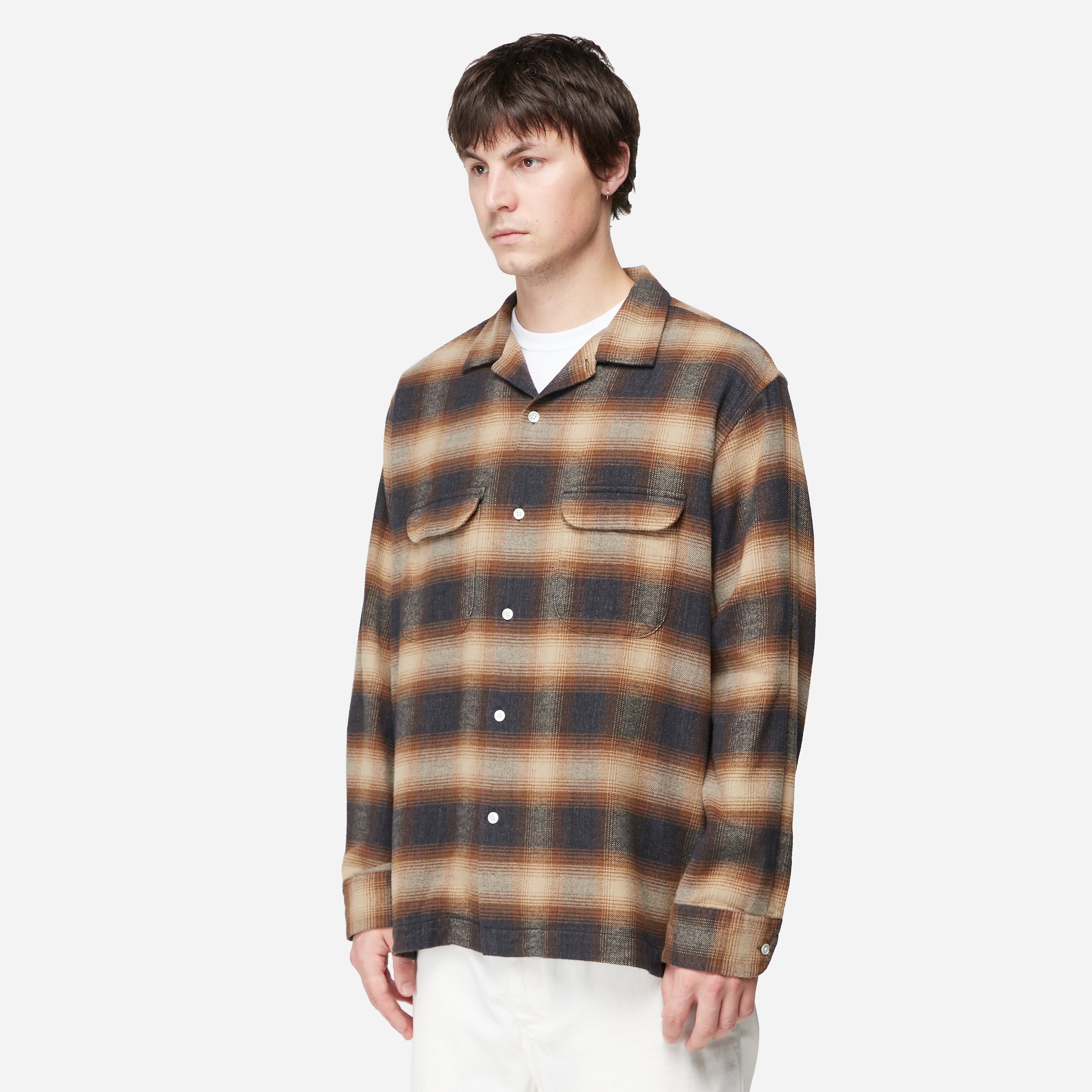 Pilgrim Surf Supply Vincent Shirt, Brown