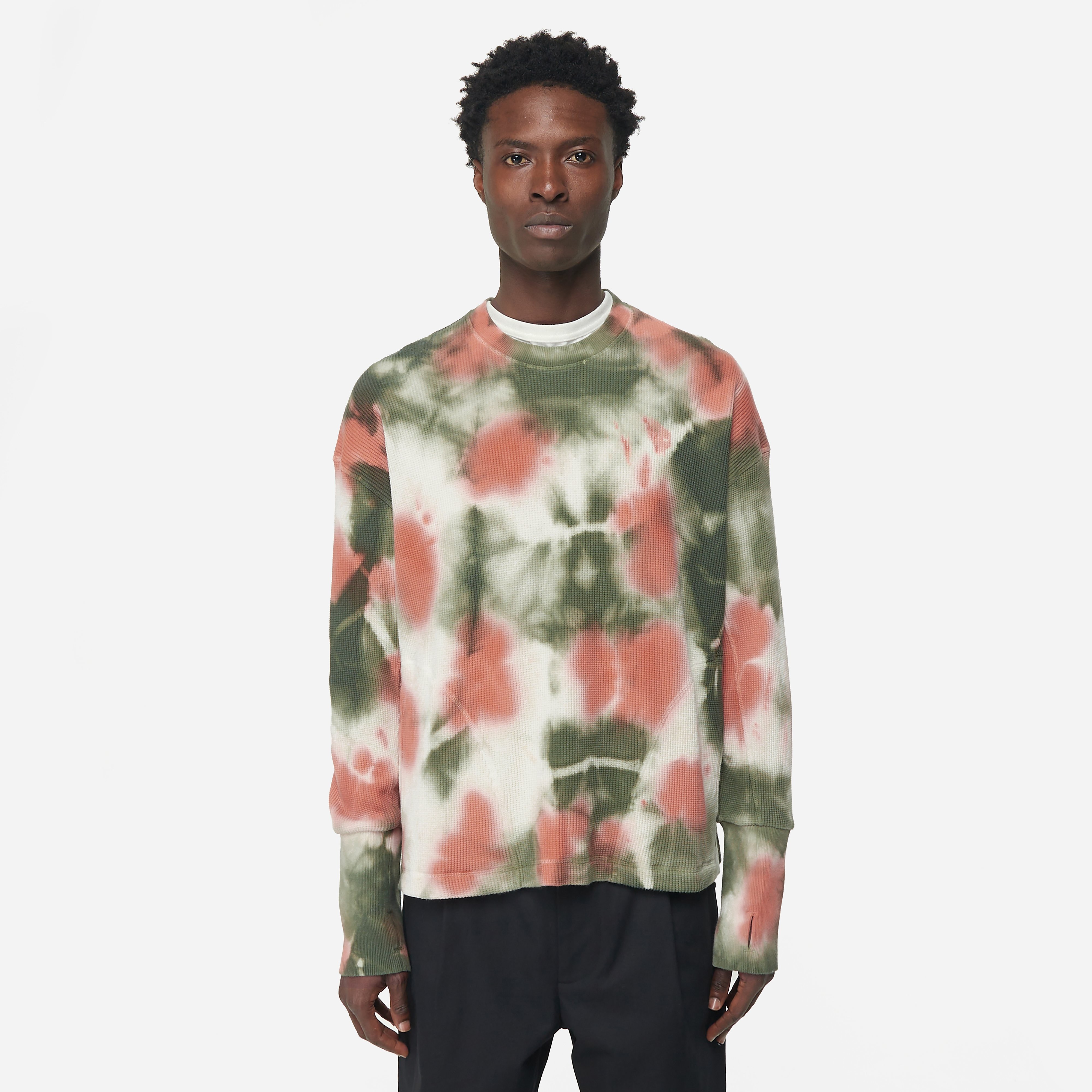 Nicholas Daley Knitted Zip Through Shirt Nicholas Daley Tie-Dye 