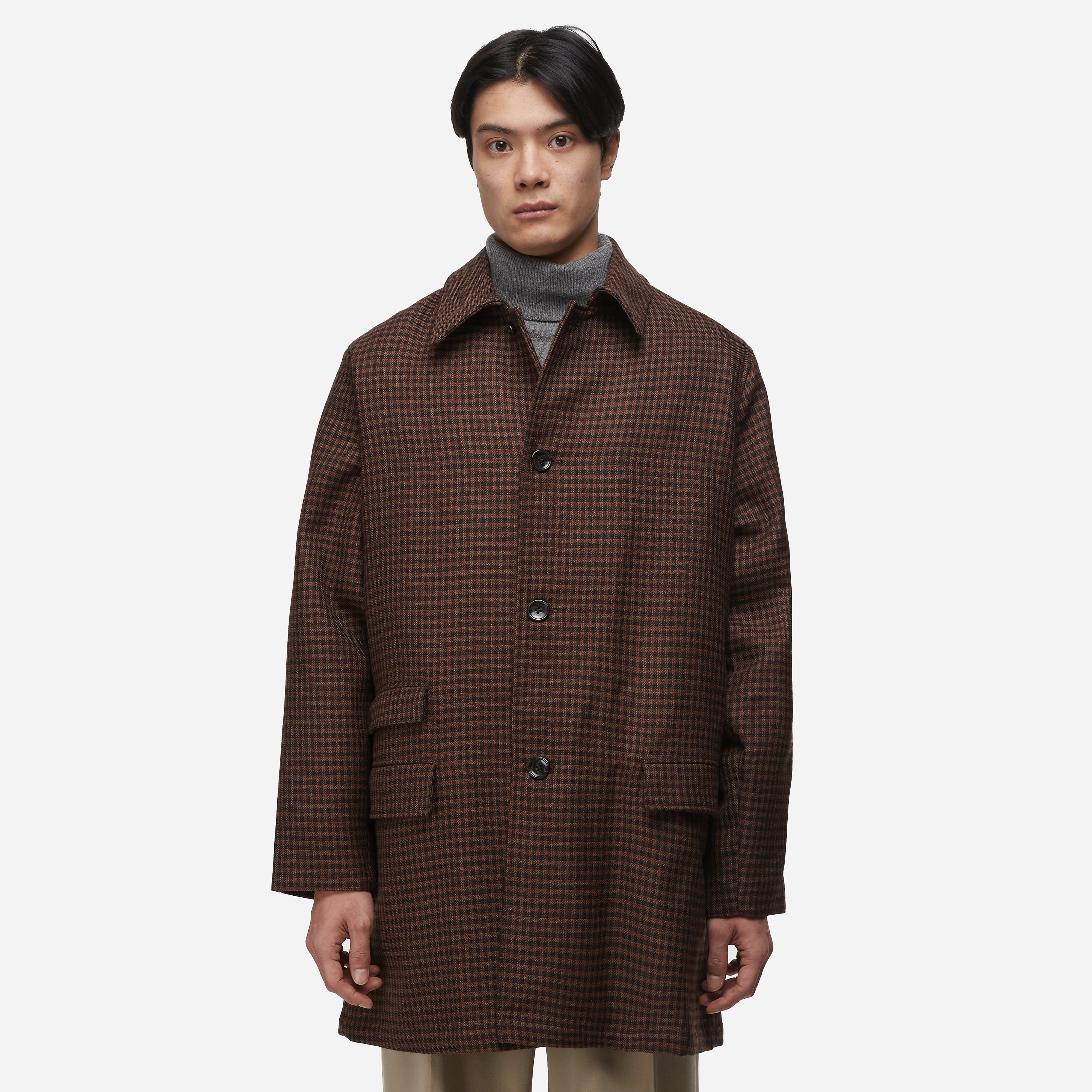 Beams Plus Corduroy Field Coat, Moss - Curated Menswear