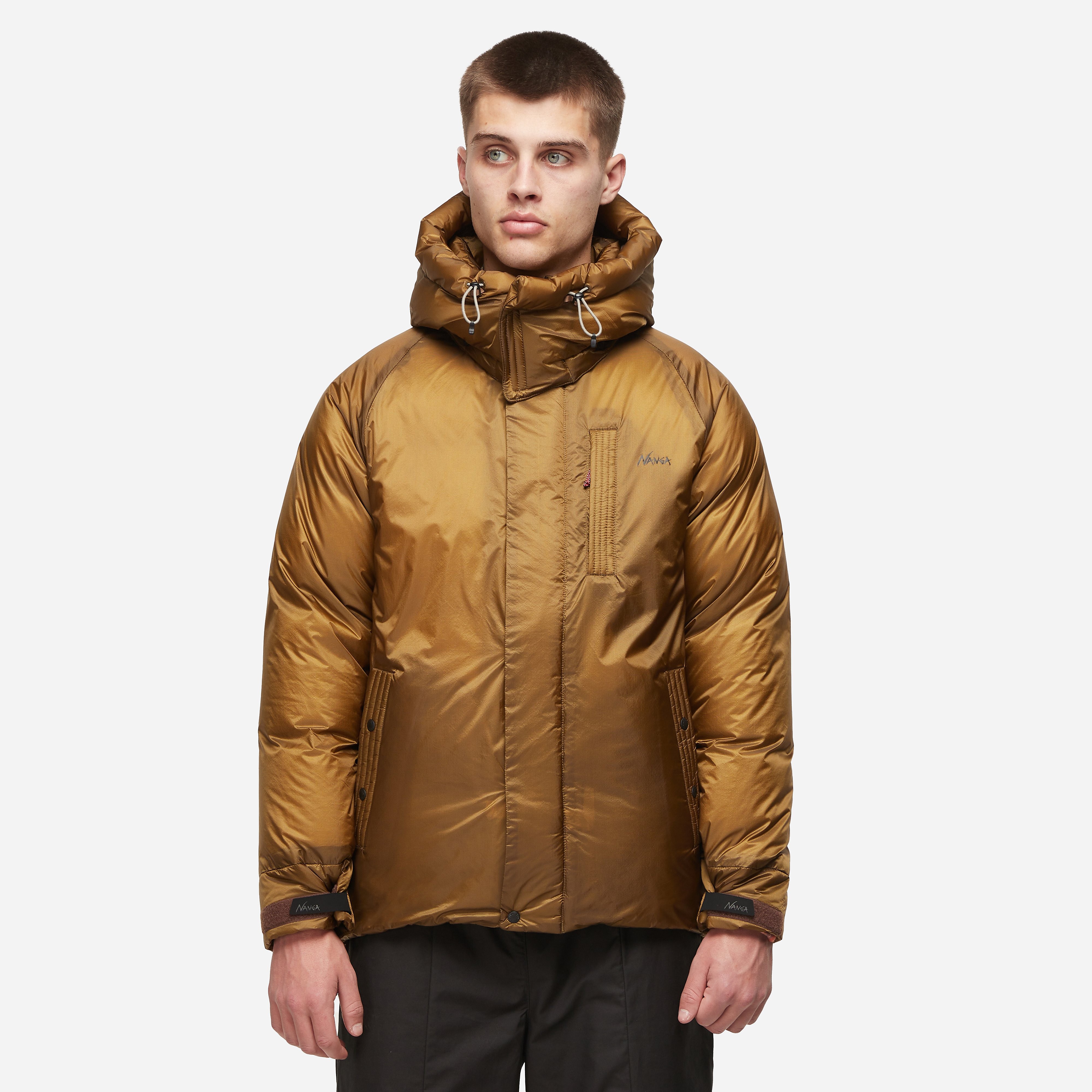 Nanga Aurora Light Utility Down Jacket, Brown - Curated Menswear